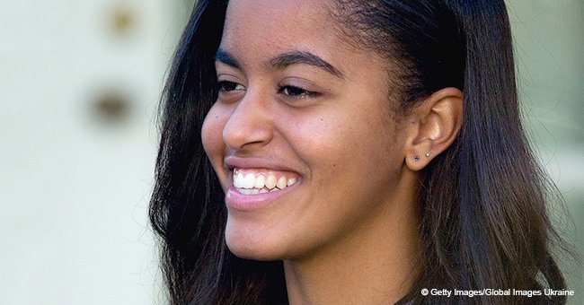 Malia Obama stuns in high-waisted jeans, stepping out with male friend