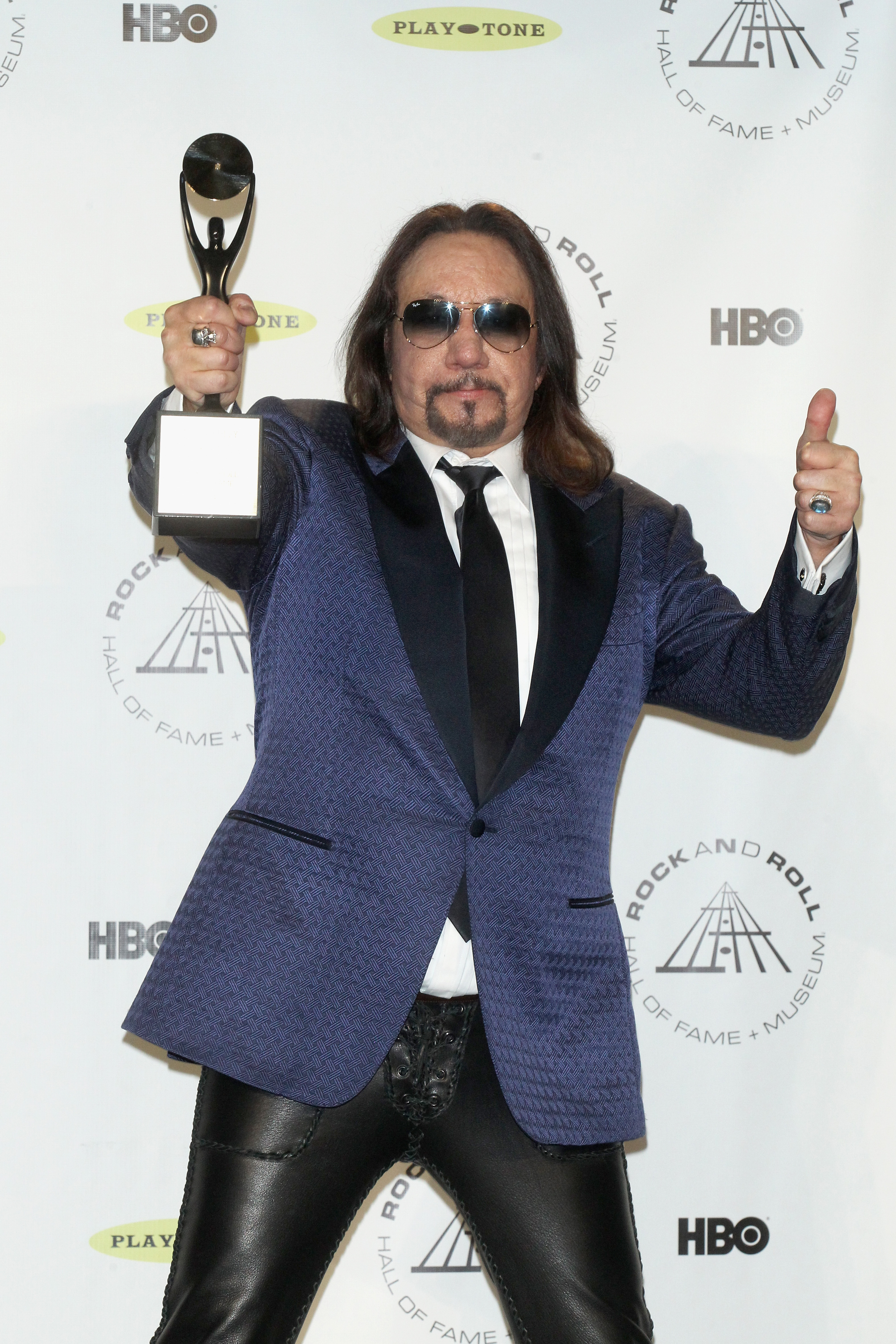 Ace Frehley attends the Rock and Roll Hall of Fame Induction Ceremony in New York City on April 10, 2014 | Source: Getty Images