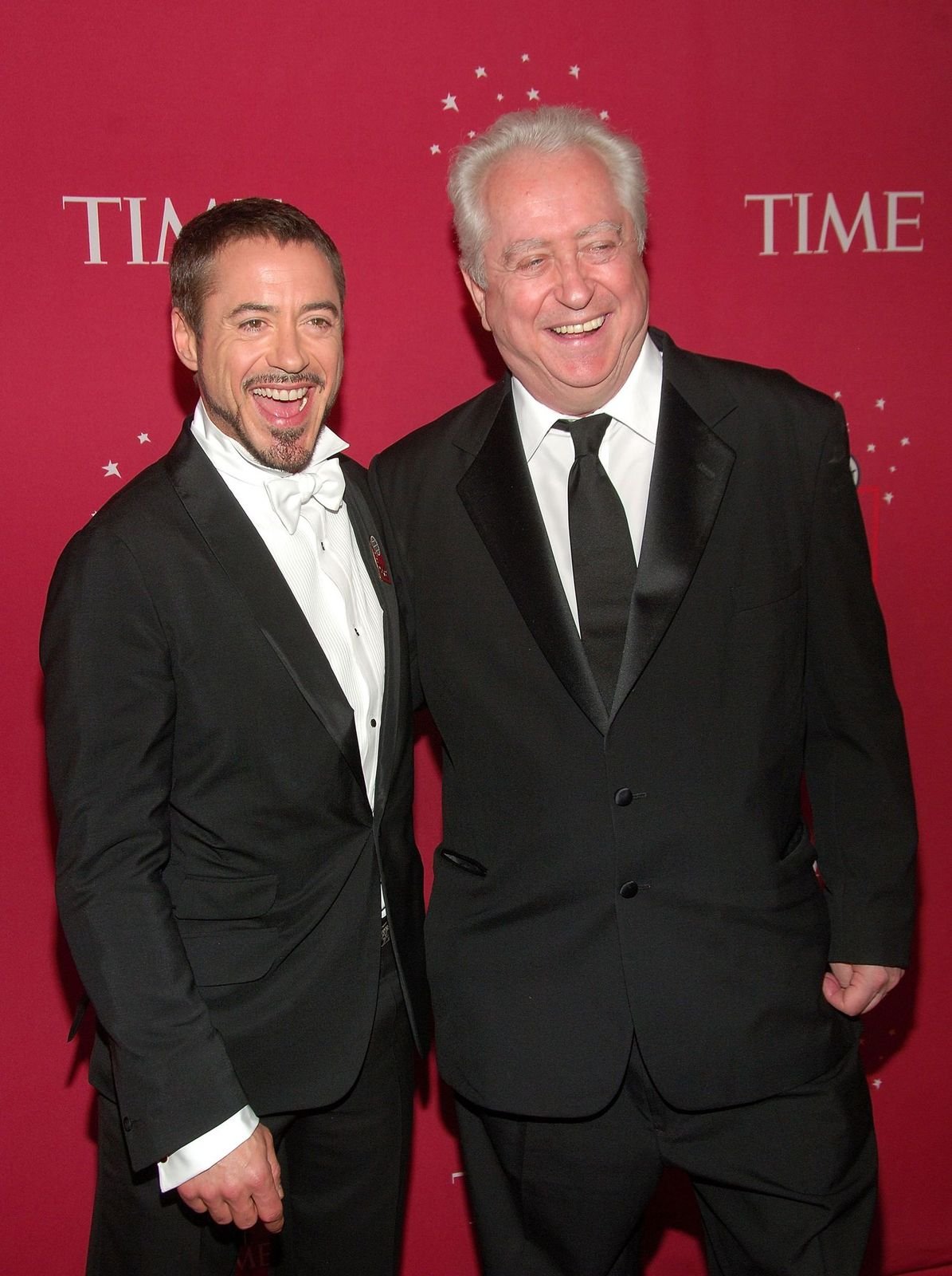 Robert Downey Jr. and Robert Downey Sr. at Time's "100 Most Influential People In The World" Gala at Jazz at Lincoln Center in New York City on May 8, 2008. | Photo: Getty Images