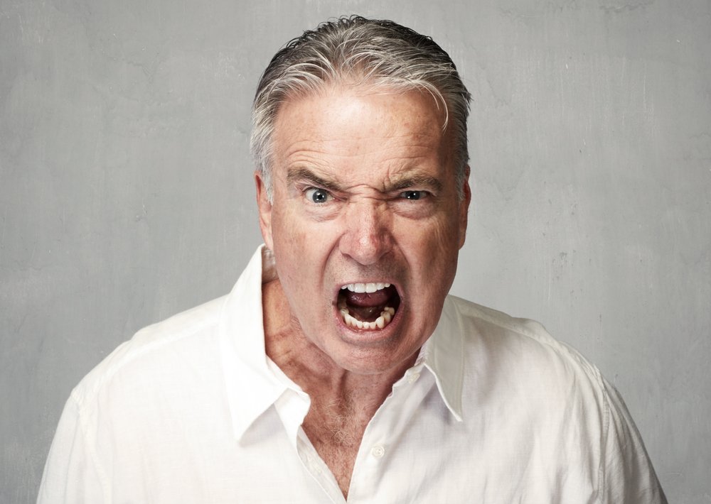 An angry senior man. | Photo: Shutterstock
