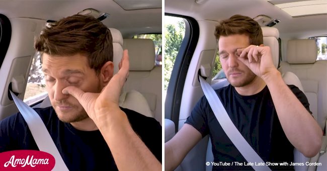 Michael Bublé goes to pieces over his son in 'Carpool Karaoke' (video)
