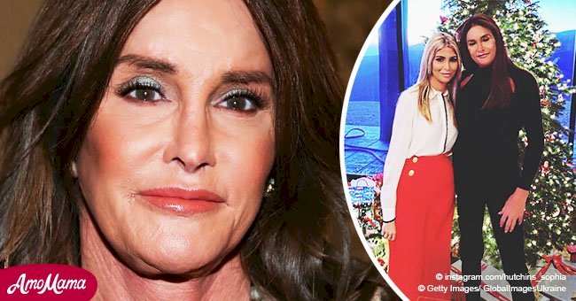 Caitlyn Jenner poses under 11ft tree with her partner for their first Christmas together