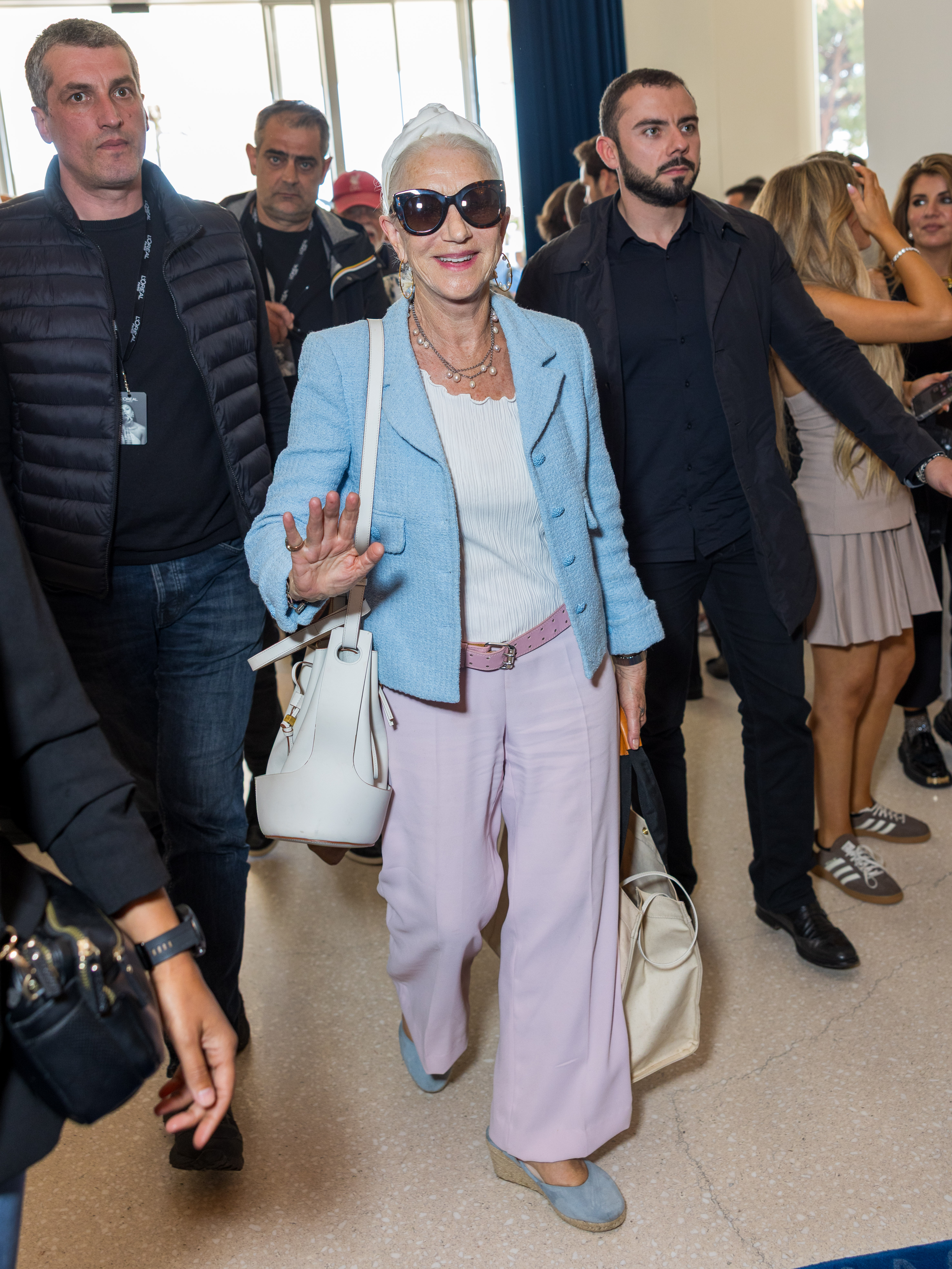 Helen Mirren at the Hotel Martinez during day eight of the 78th Cannes Film Festival on May 20, 2025, in France. | Source: Getty Images
