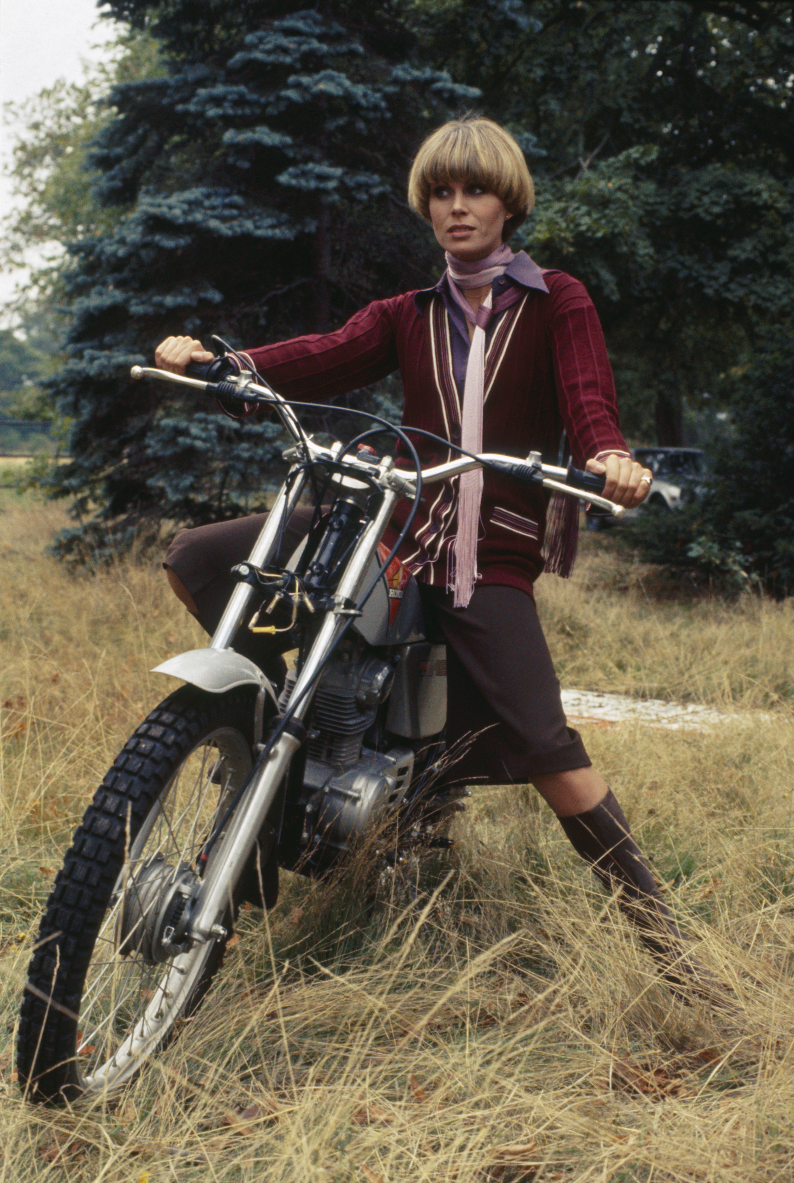 Joanna Lumley in her role as Purdey in 'The New Avengers', in 1976 | Source: Getty Images