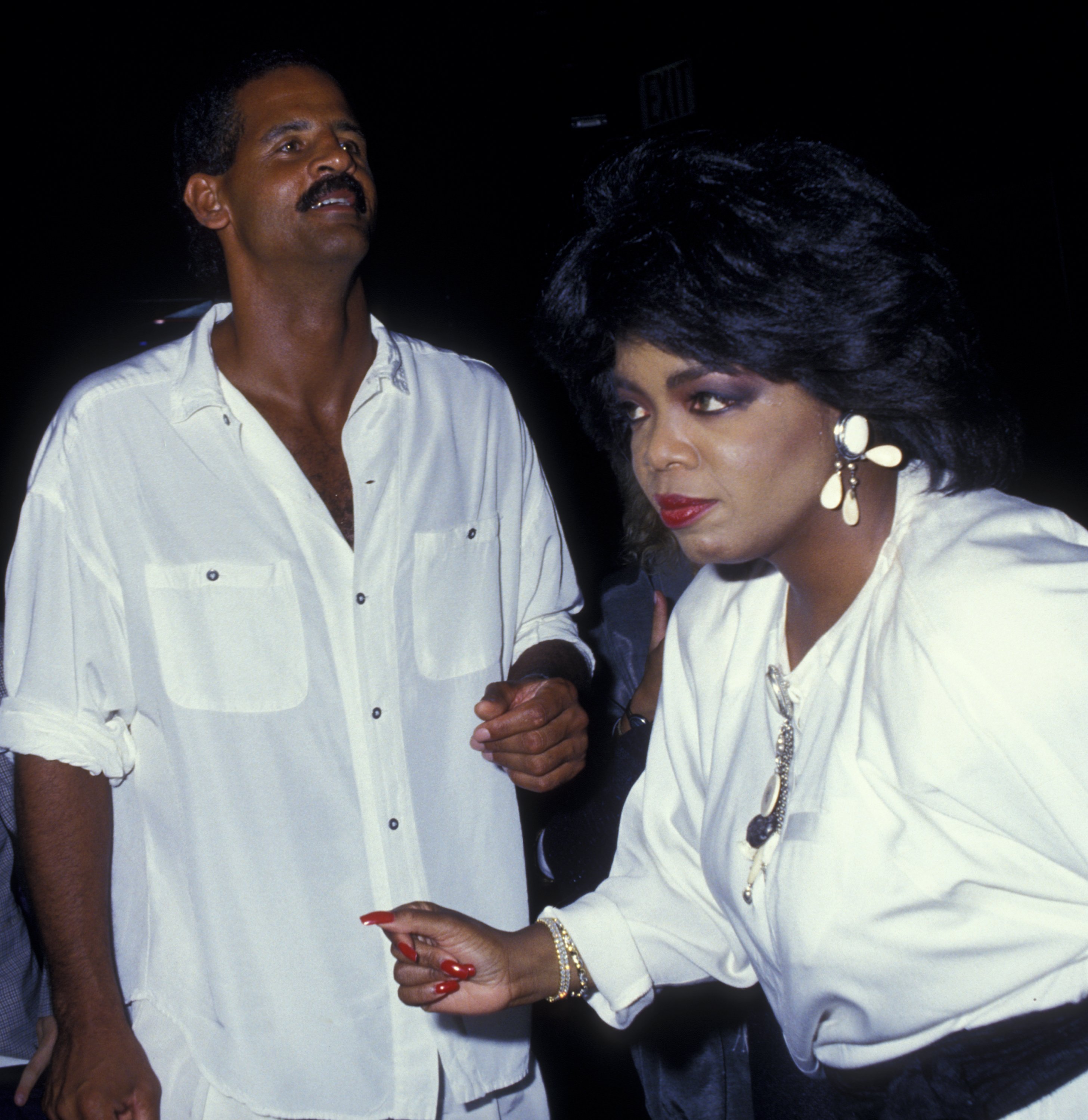 Oprah Winfrey y Stedman Graham en Nueva York en junio de 1987. | Foto: Getty Images