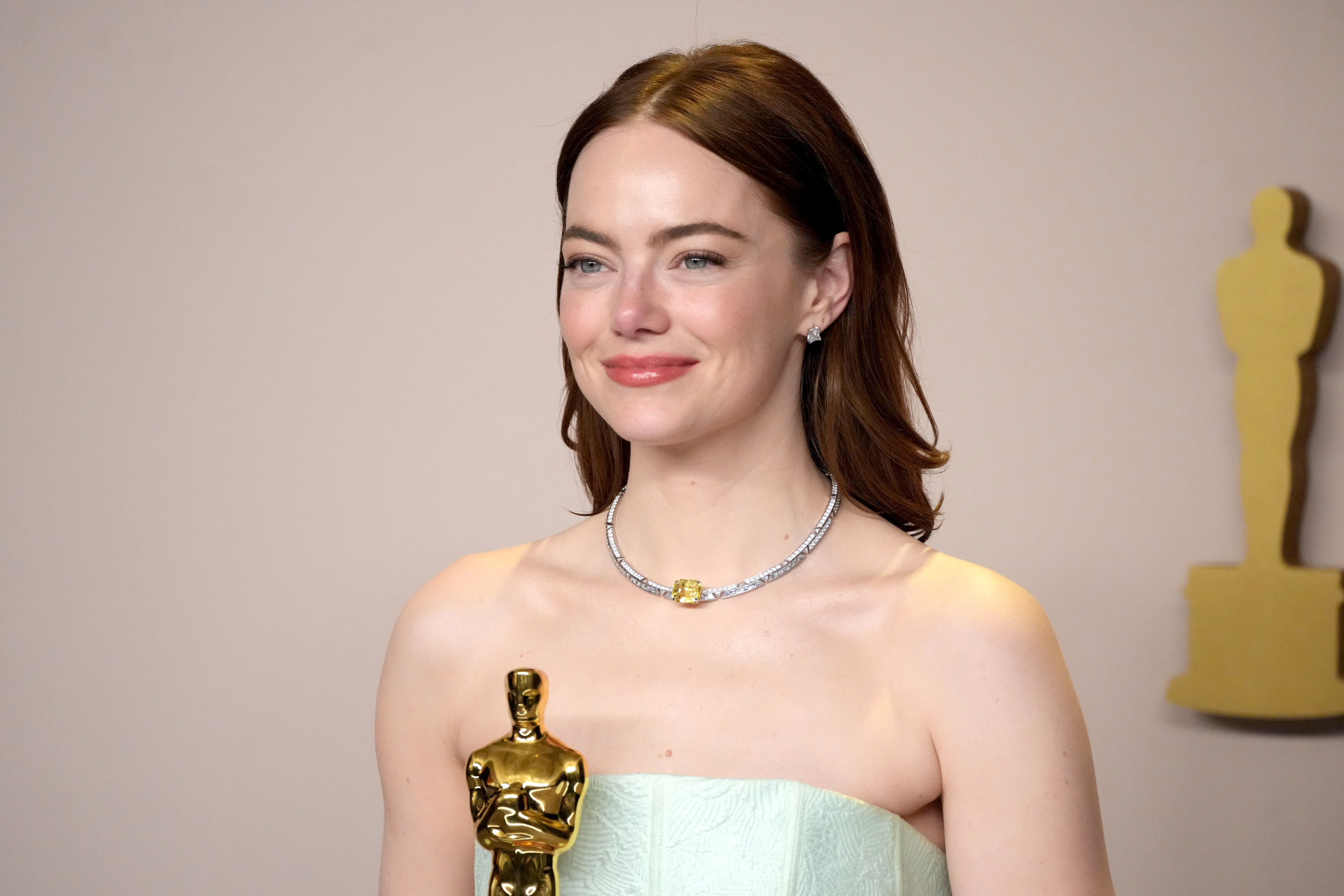 Emma Stone onstage in the press room at the 96th Annual Academy Awards on March 10, 2024, in Hollywood, California. | Source: Getty Images