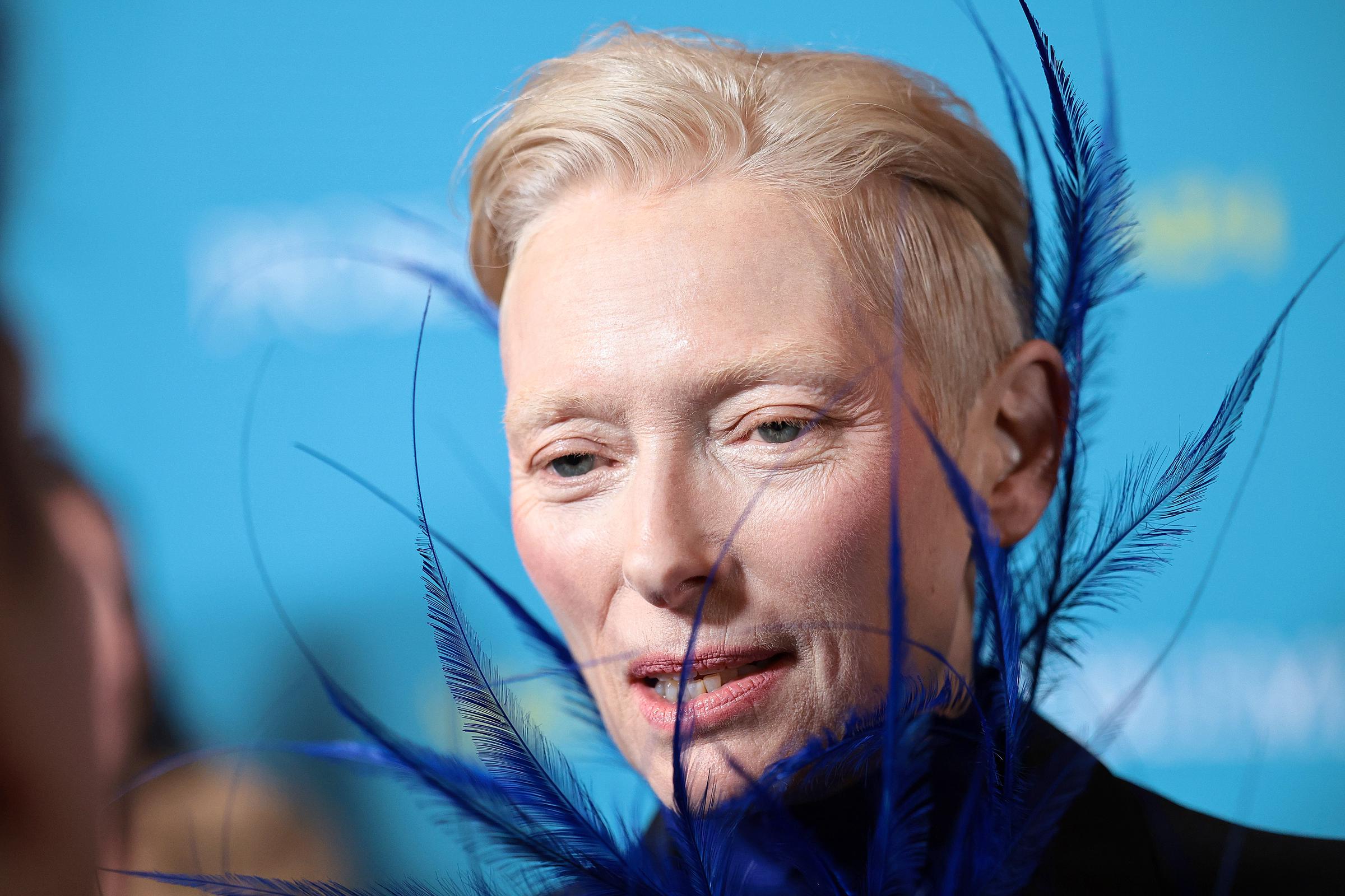 Tilda Swinton at the screening of "Problemista" on February 27, 2024, in New York City. | Source: Getty Images