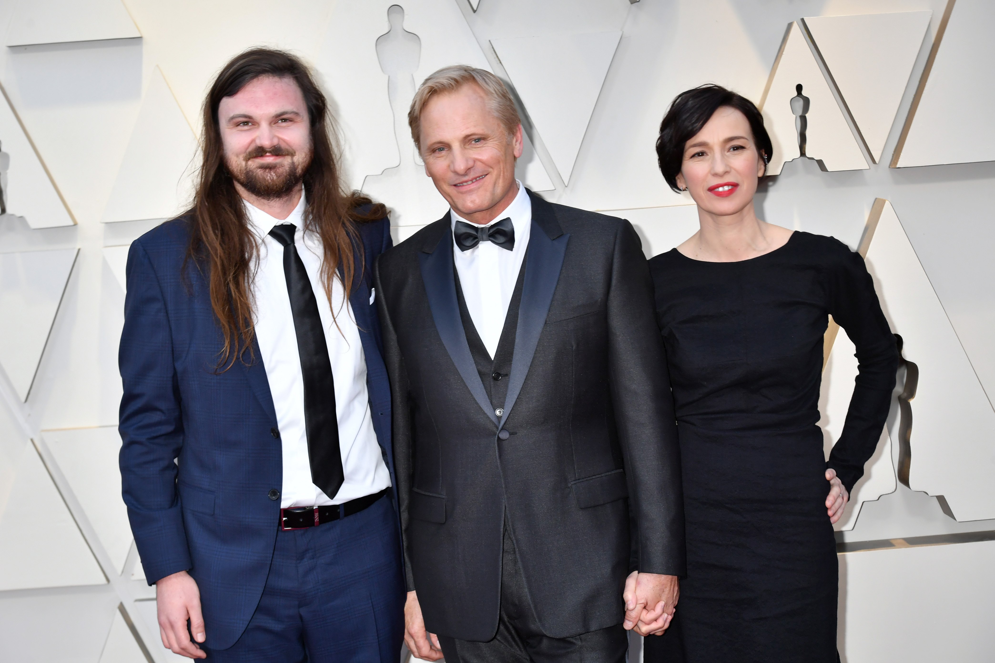 Henry Mortensen, Viggo Mortensen, and Ariadna Gil attend the 91st Annual Academy Awards on February 24, 2019, in Hollywood, California. | Source: Getty Images