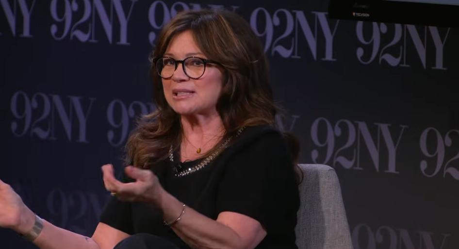 Valerie Bertinelli talking about her new book with Drew Barrymore on March 24, 2026 | Source: YouTube/The 92nd Street Y, New York