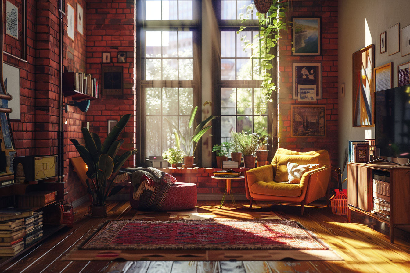 A beautiful apartment living room | Source: Midjourney