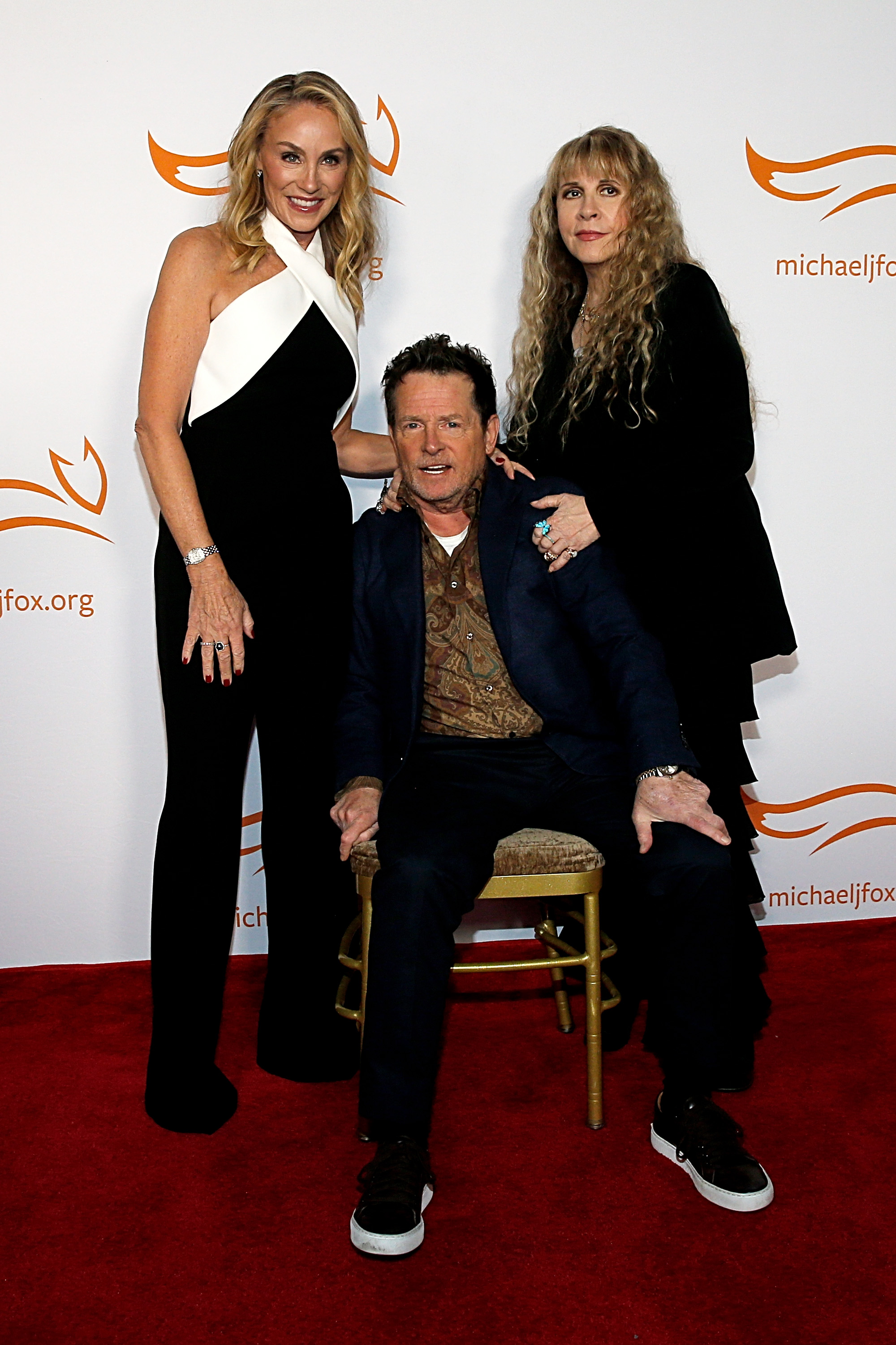 The actress, Michael J. Fox and Stevie Nicks attend A Funny Thing Happened On The Way To Cure Parkinson's on November 16, 2024, in New York City. | Source: Getty Images