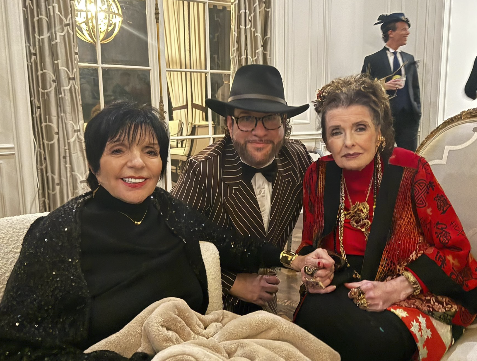 Margaret OBrien on the far right with friends from a post dated January 1, 2026 | Source: Facebook/scott.stander