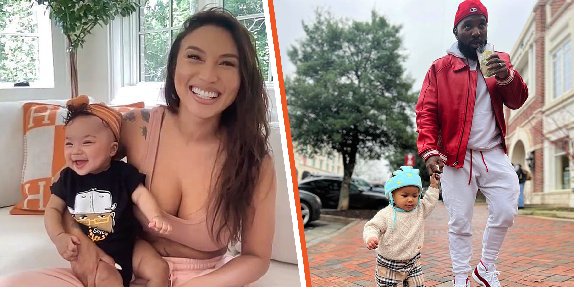 Jeannie Mai and her daughter | Jeezy and his daughter | Source: instagram.com/monacomaijenkins