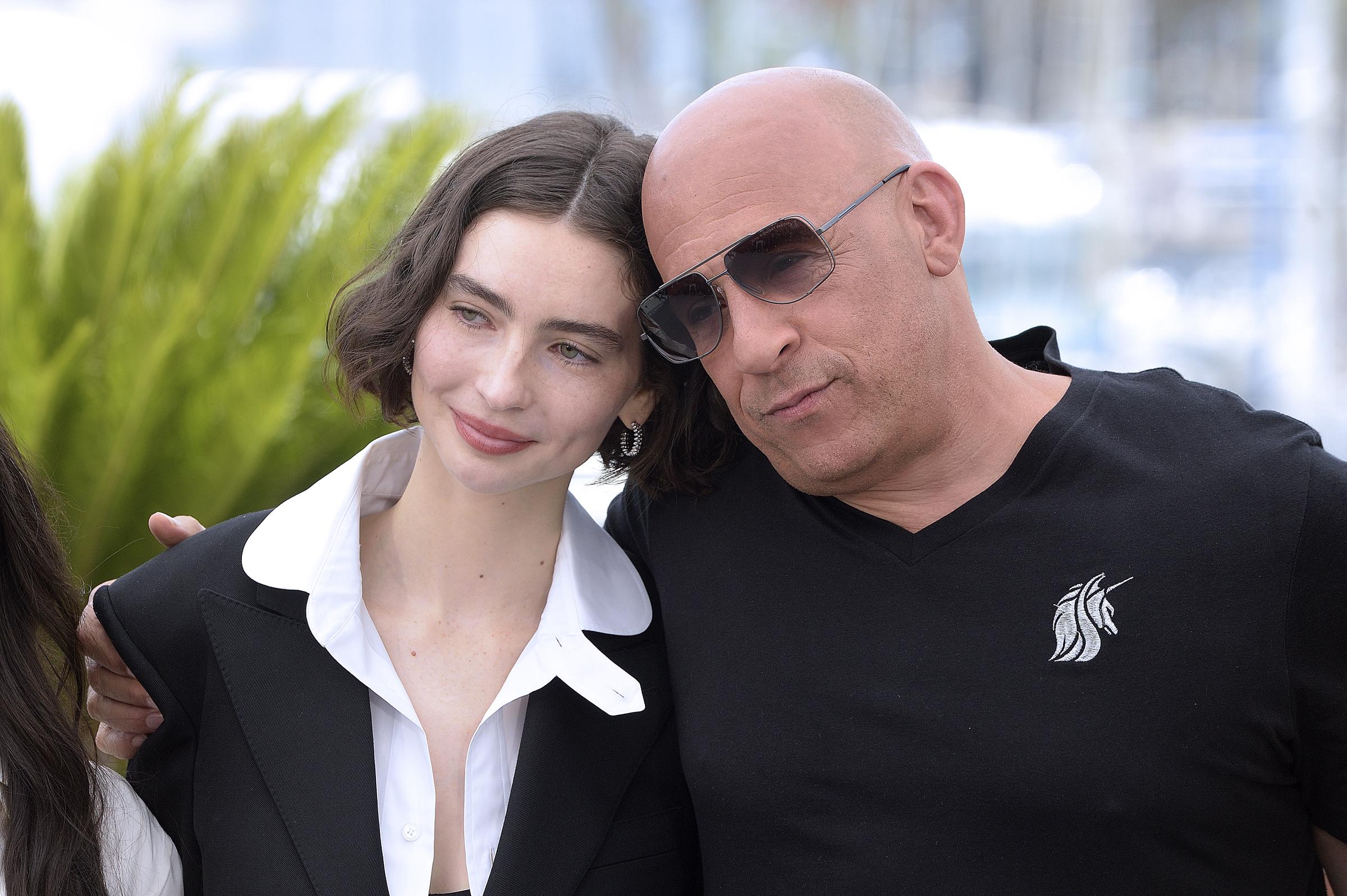 Vin Diesel and Meadow Walker pose during "The Fast And The Furious" photocall at the 79th annual Cannes Film Festival at Palais des Festivals on May 13, 2026 in Cannes, France. | Source: Getty Images