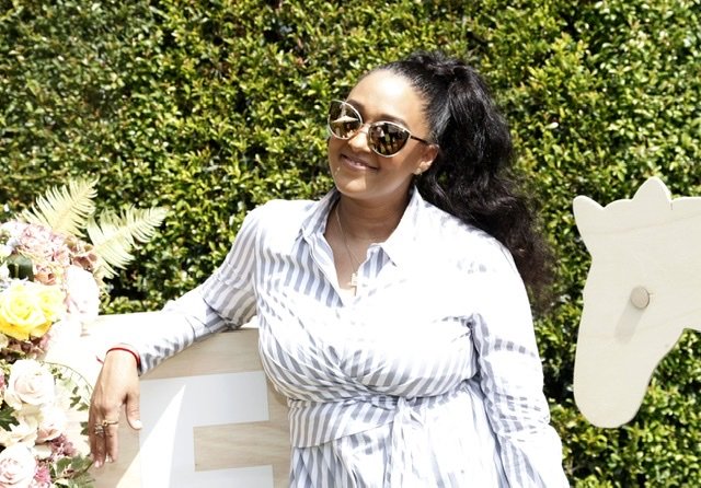 Tia Mowry at a back-to-school block party on August 25, 2018 in California | Source: Getty Images/GlobalImagesUkraine