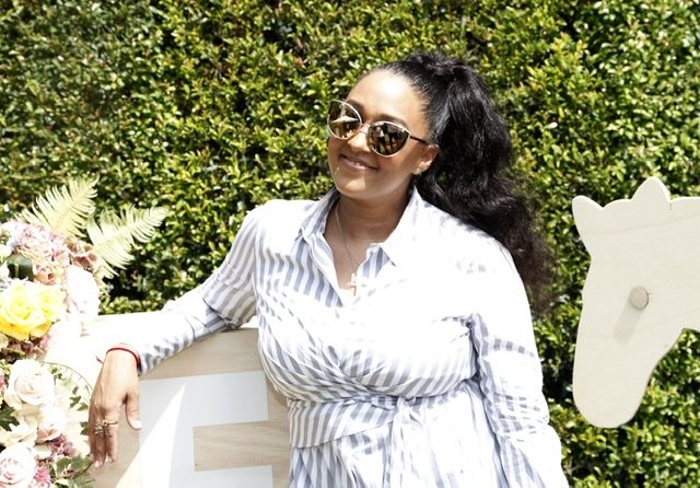 Tia Mowry at a back-to-school block party on August 25, 2018.| Source: Getty Images