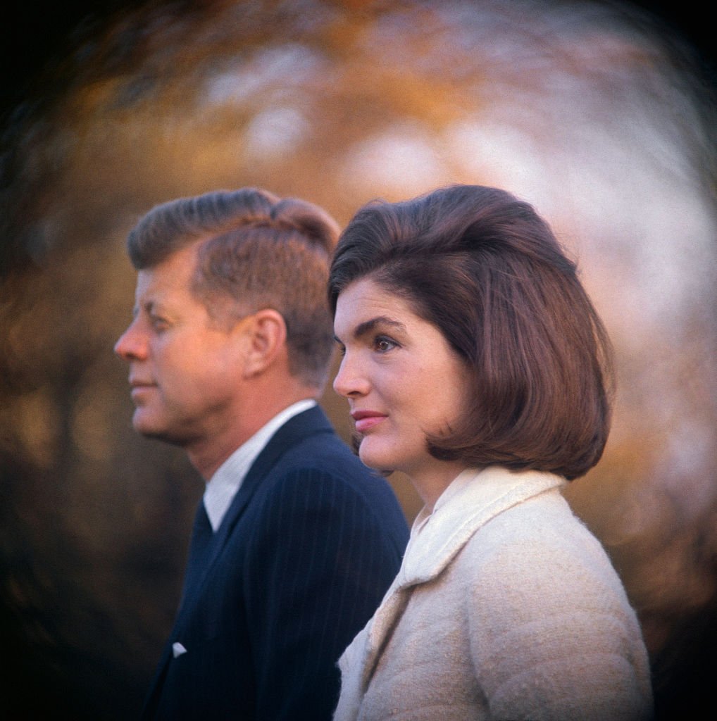 President and Mrs. Kennedy on the White House lawn on November 13, 1963 | Source: Getty Images