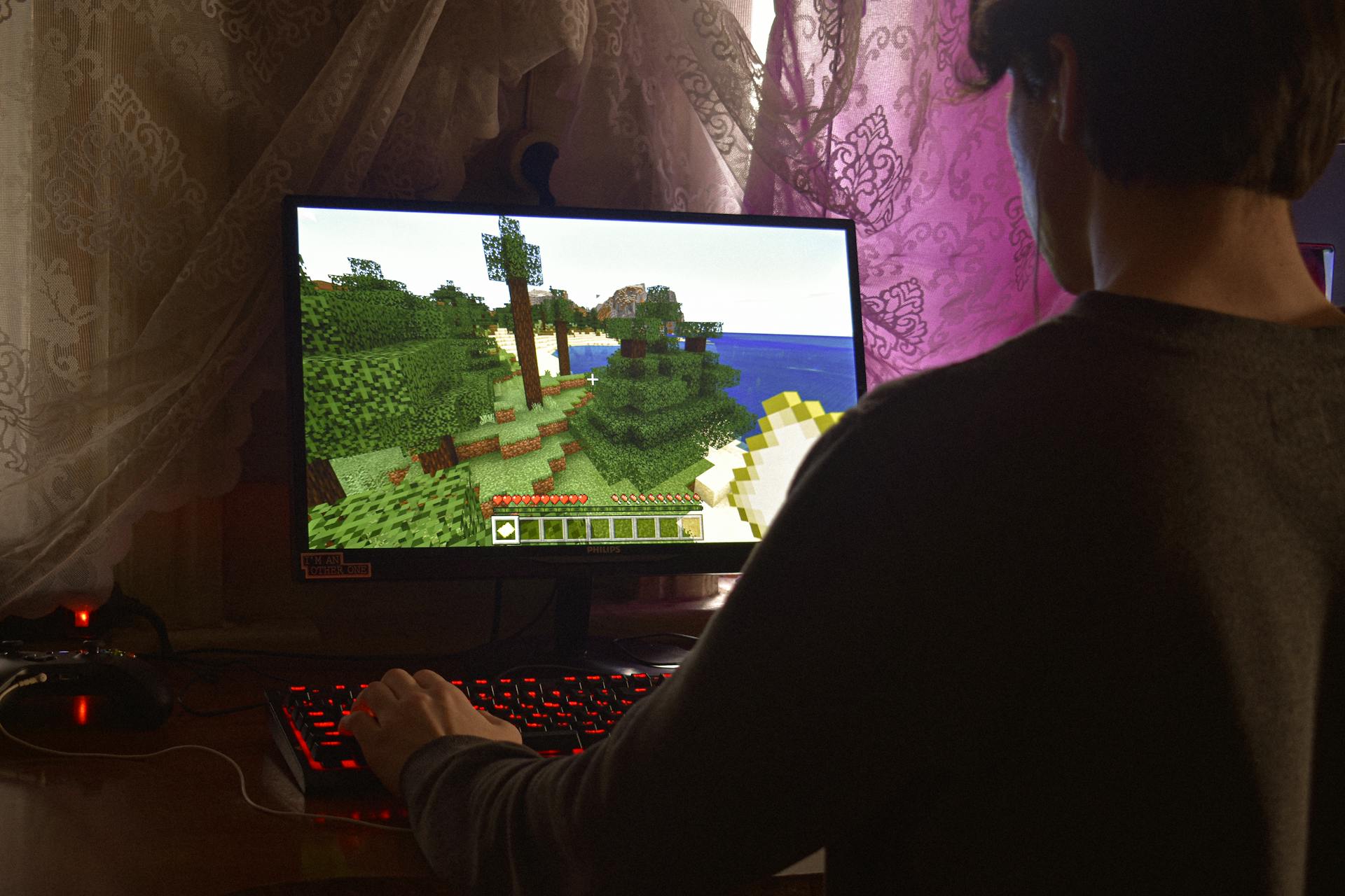 A person gaming | Source: Pexels