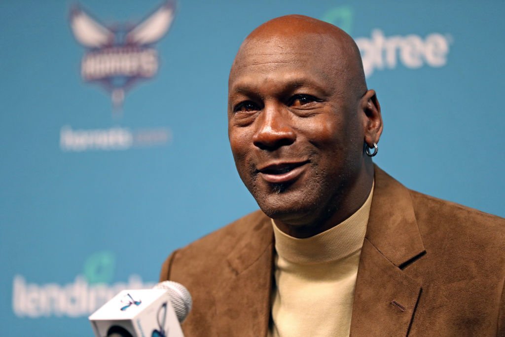 Michael Jordan at the NBA All-Star Weekend at the Spectrum Center in Charlotte, North Carolina on February 12, 2019.| Source: Getty Images