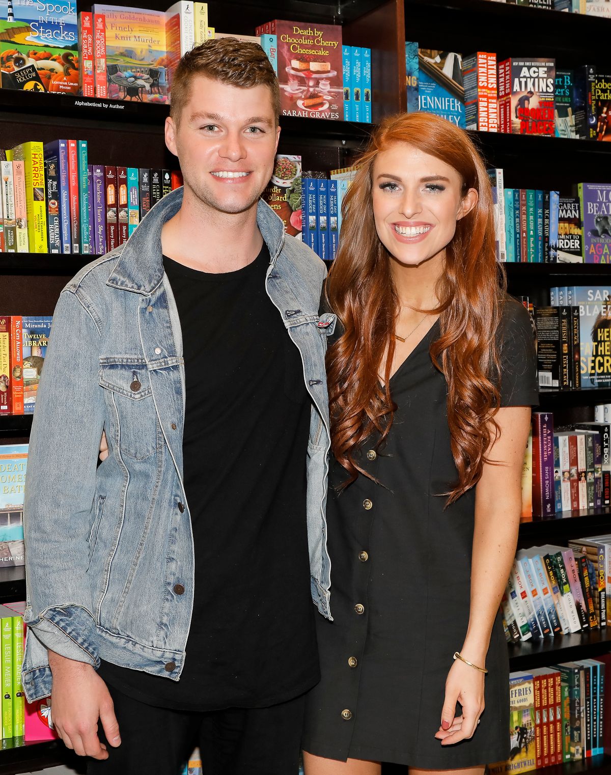 Jeremy and Audrey Roloff celebrate their new book "A Love Letter Life" at Barnes & Noble on April 10, 2019, in Los Angeles, California | Photo: Tibrina Hobson/Getty Images