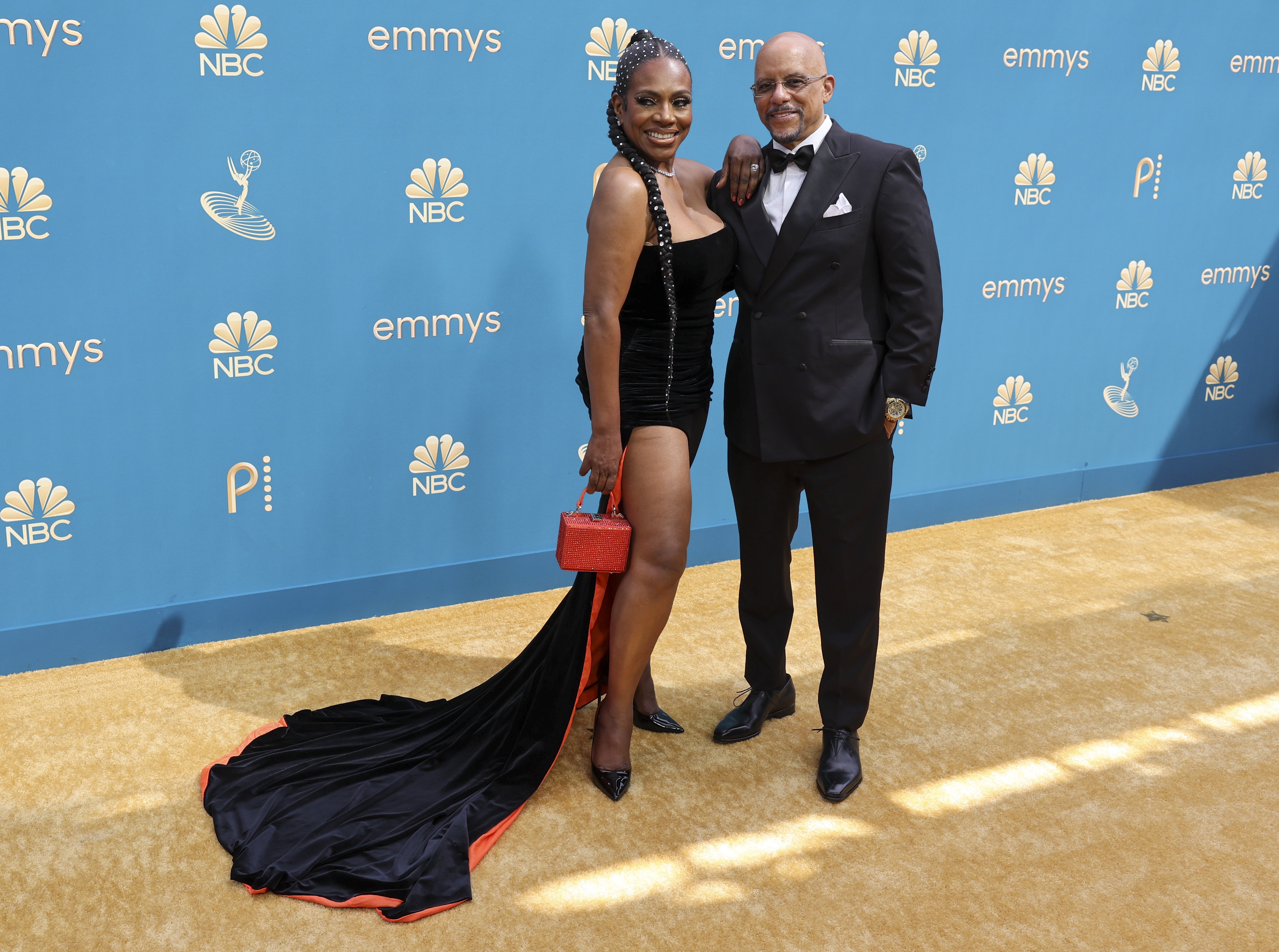 Sheryl Lee Ralph and Vincent Hughes arriving at the 74th Primetime Emmy Awards, on Monday, September 12, 2022. | Source: Getty Images