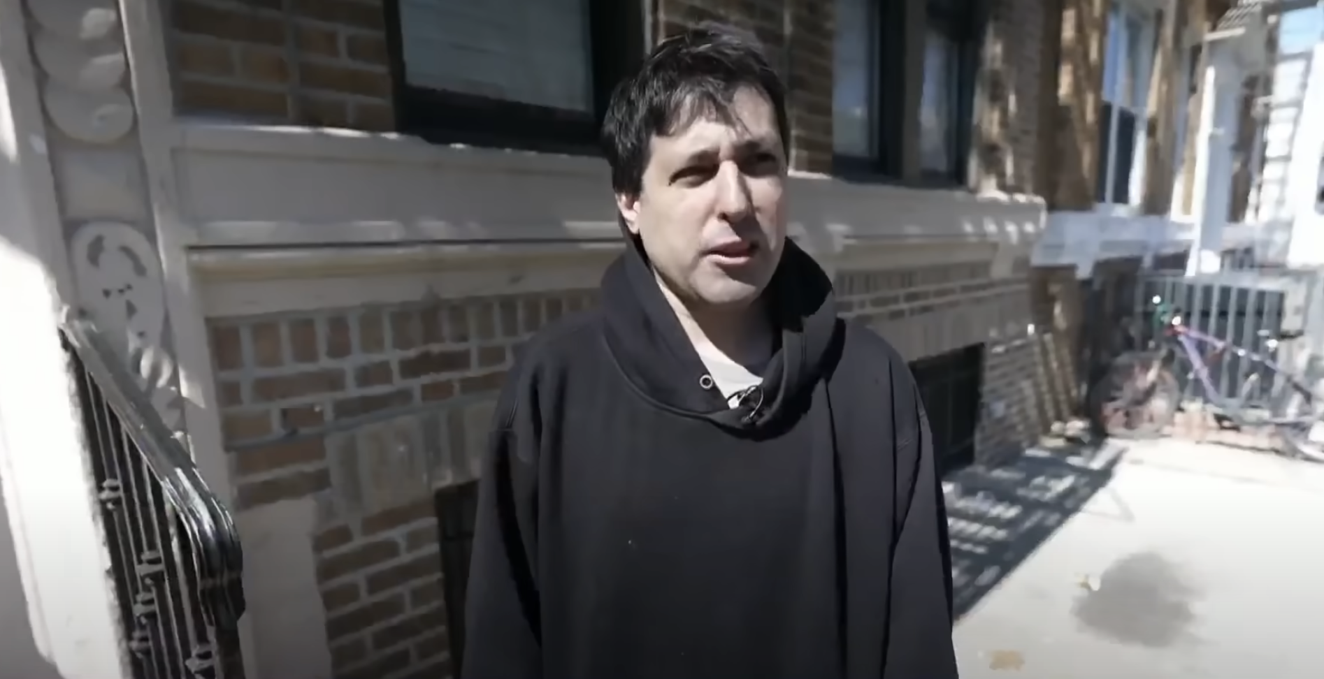 Adriana Alvarez's neighbor who helped her, John Velez, dated March 2024 | Source: YouTube/NBC News