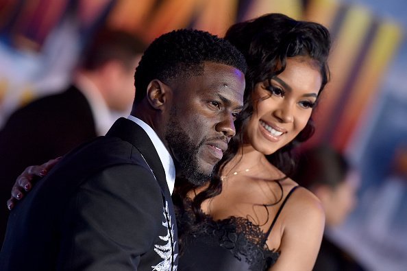  Kevin Hart and Eniko Parrish attend the premiere of Sony Pictures' "Jumanji: The Next Level" in Hollywood, California. | Photo: Getty Images