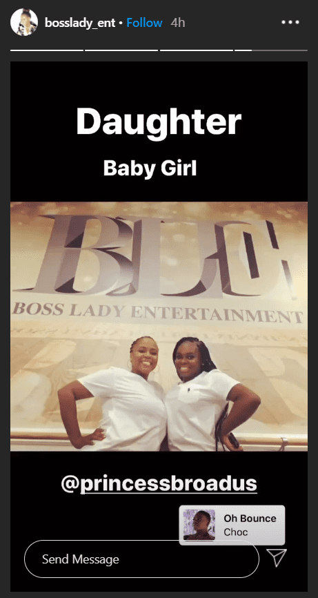 Image of Snoop Dogg's wife Shante Broadus and their daughter Cori | Photo: Instagram/bosslady_ent