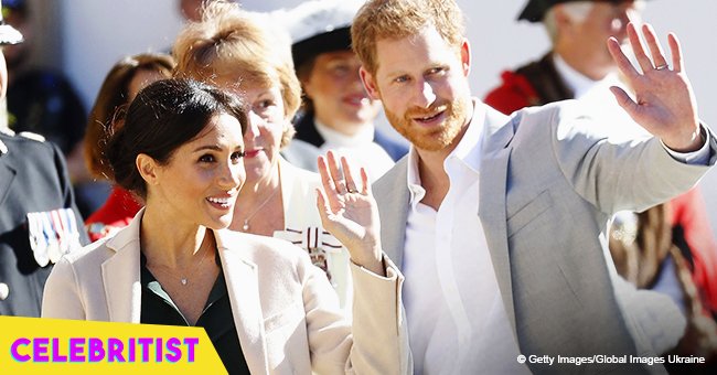 Meghan Markle turns heads in leather skirt and $100 top, clasping hands with Prince Harry 