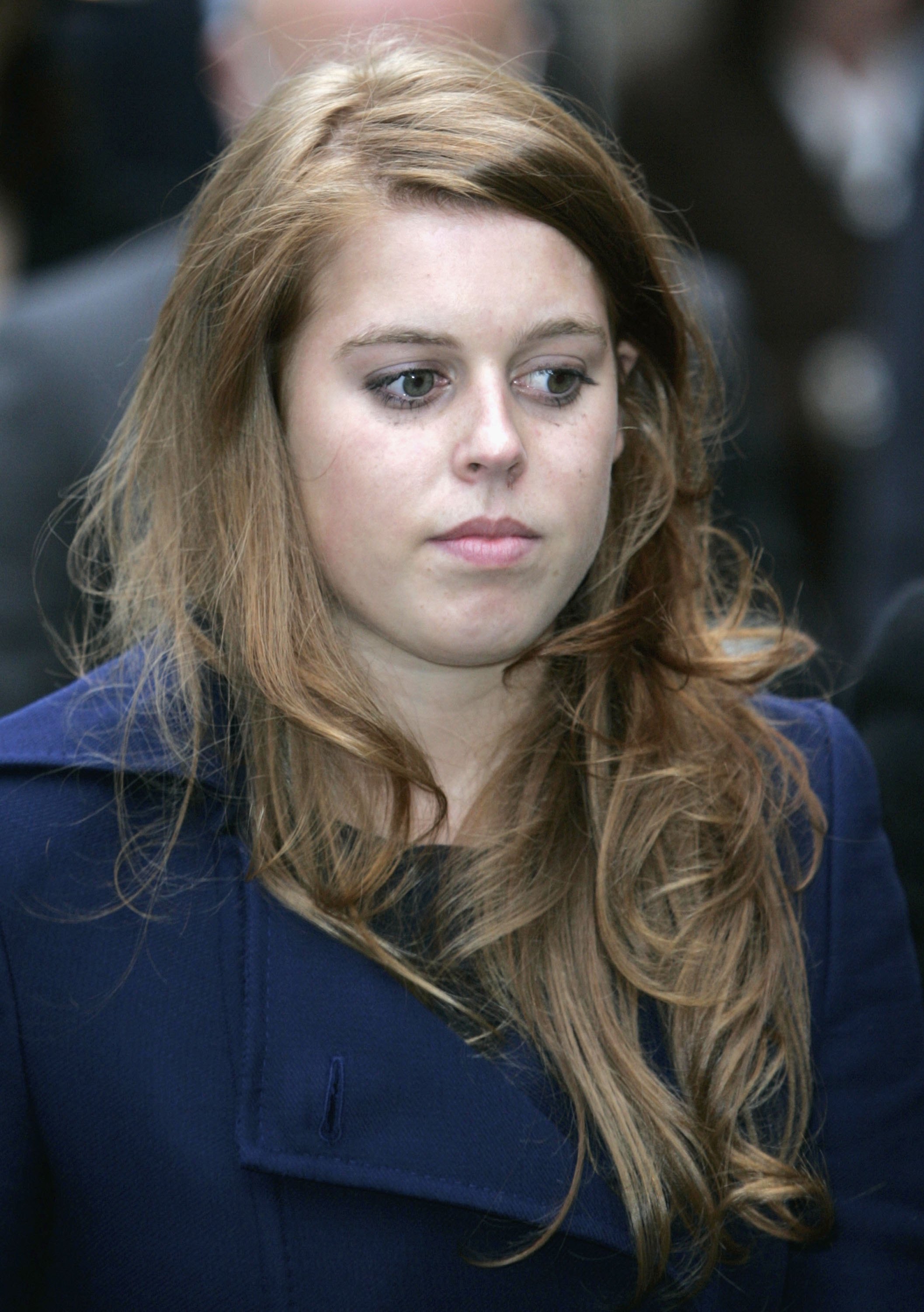 Princess Beatrice at the Thanksgiving Service for the life of James Wentworth-Stanley in London, England on January 9, 2007 | Source: Getty Images