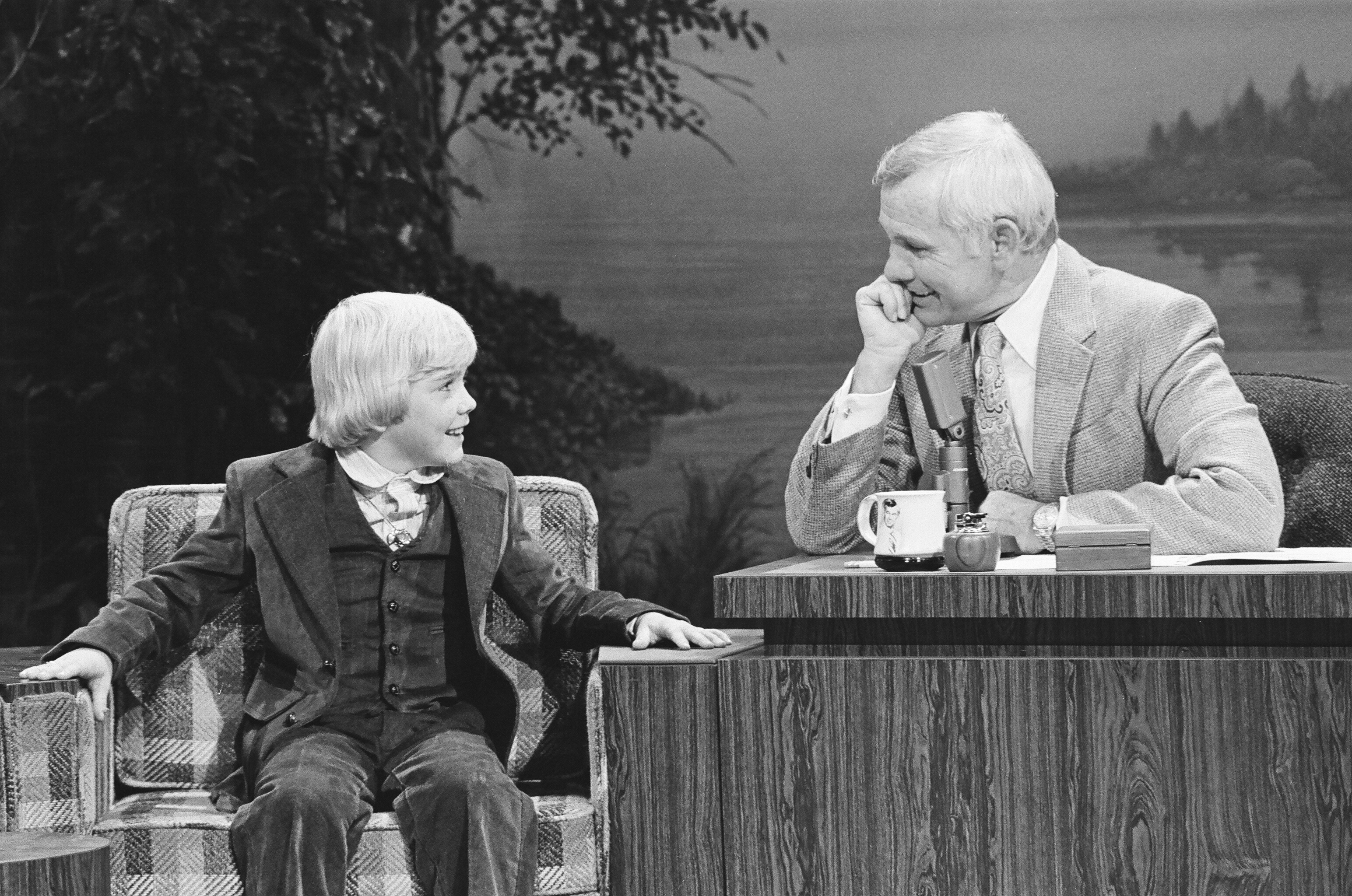 The child actor on "The Tonight Show Starring Johnny Carson" on December 14, 1979. | Source: Getty Images