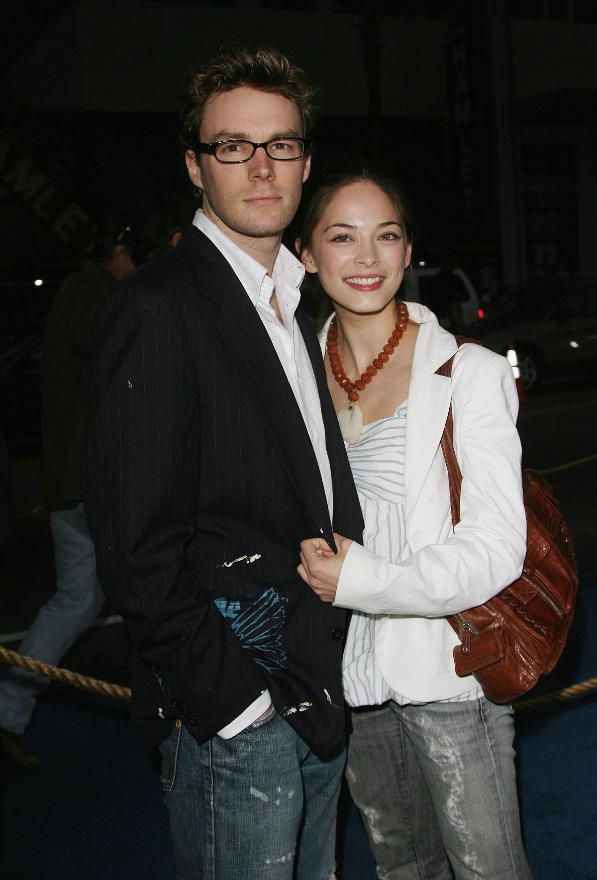 Kristin Kreuk and Mark Hildreth on May 10, 2006 in Hollywood, California | Source: Getty Images 