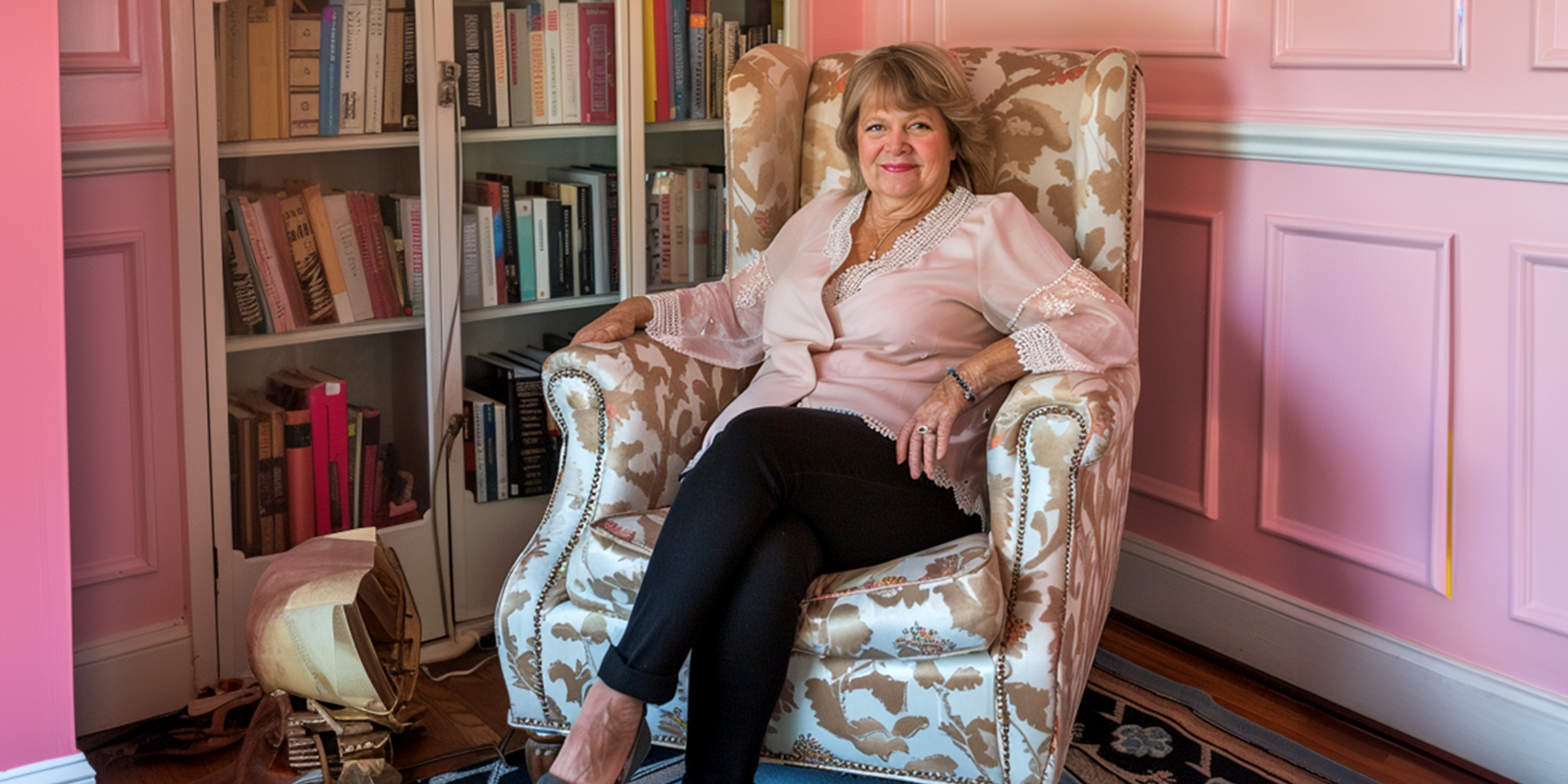 An elderly woman sitting contentedly in an easy chair | Source: Amomama