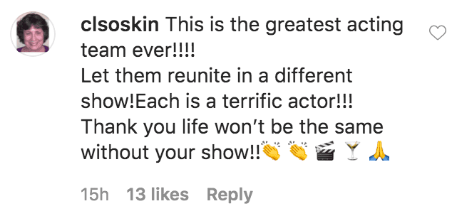 A fan commented on Viola’s Davis’ tribute to the cast of “How to Get Away with Murder.”| Source: Instagram.com/violadavis