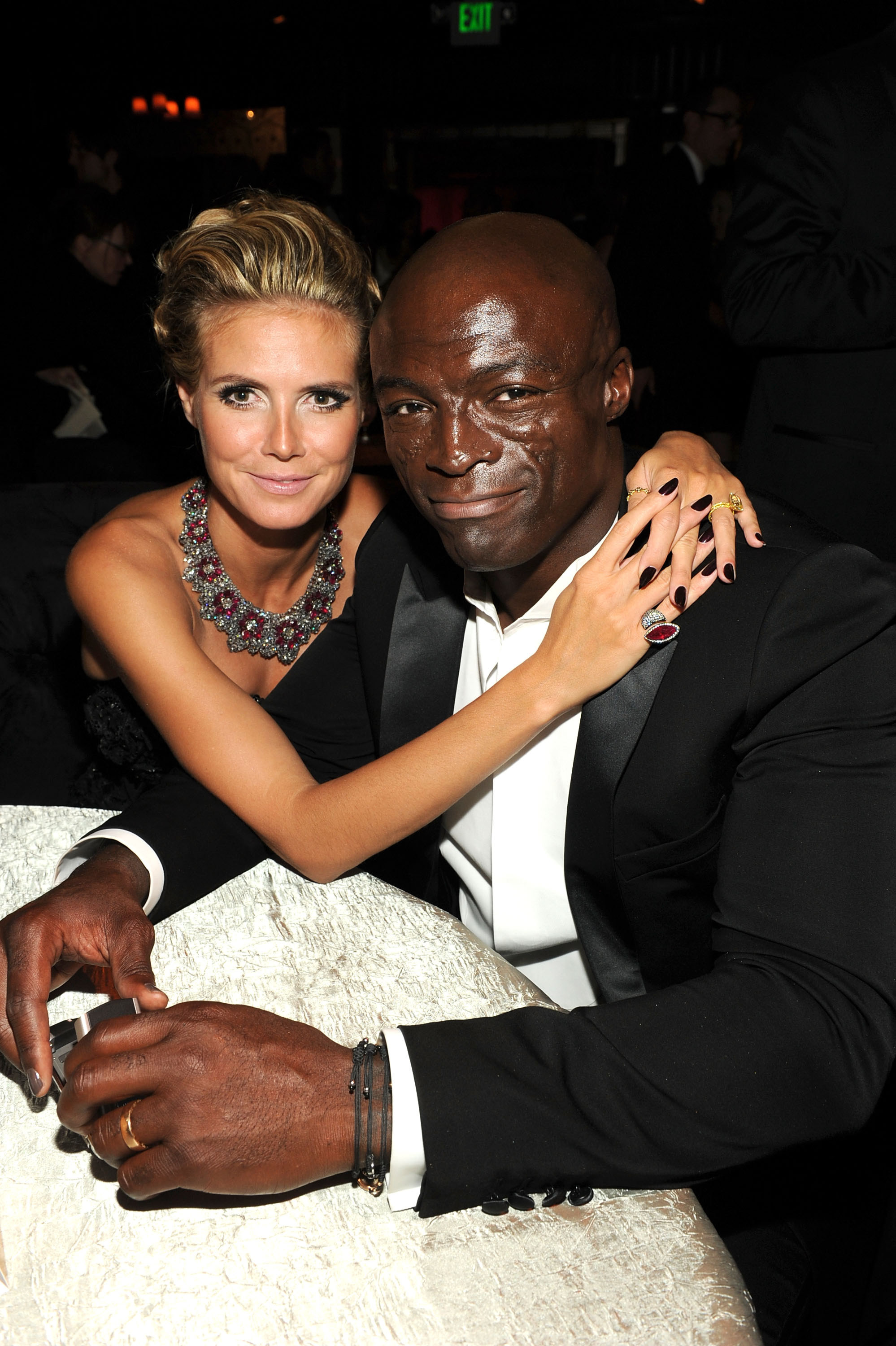 Heidi Klum and Seal at the Fox Broadcasting Company Twentieth Century Fox Television and FX 2010 Emmy Nominee Party on August 29, 2010, in Los Angeles, California. | Source: Getty Images