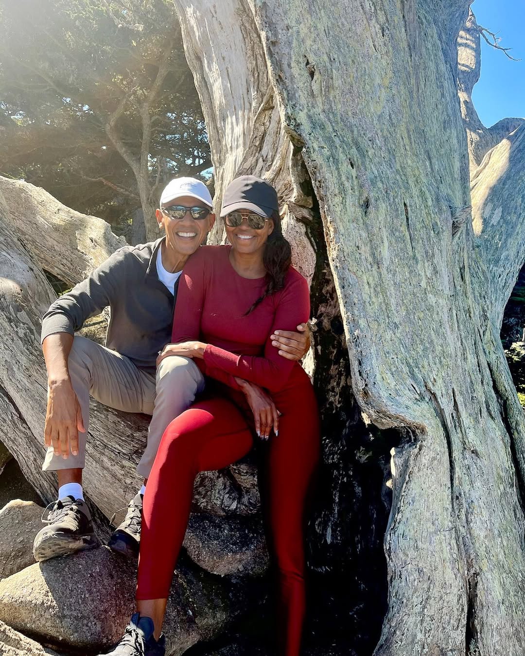 Barack and Michelle Obama from a post dated February 14, 2023. | Source: Instagram/michelleobama