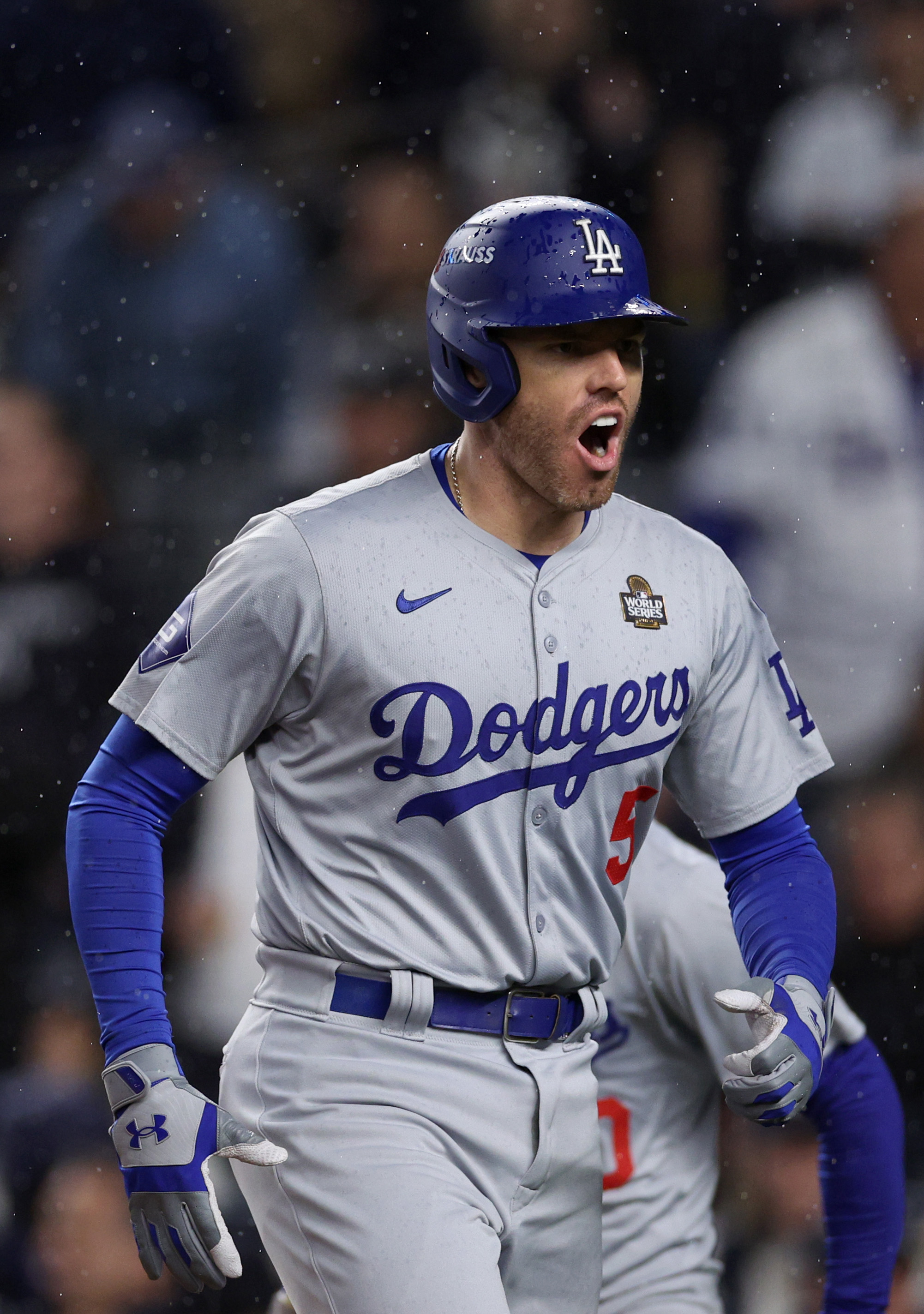 Freddie Freeman during the first inning of Game Four of the World Series at Yankee Stadium on October 29, 2024, in the Bronx borough of New York City | Source: Getty Images