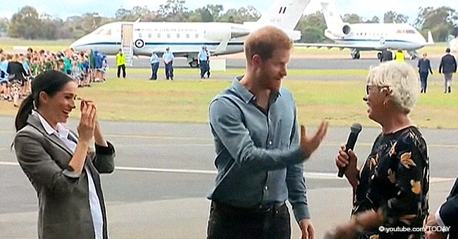 Prince Harry made Duchess Meghan laugh hysterically with his cheerful dancing