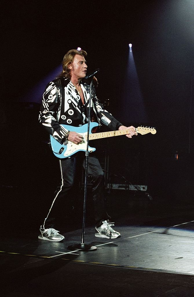 Johnny Hallyday sur scène à Las vegas. | Photo : Getty Images