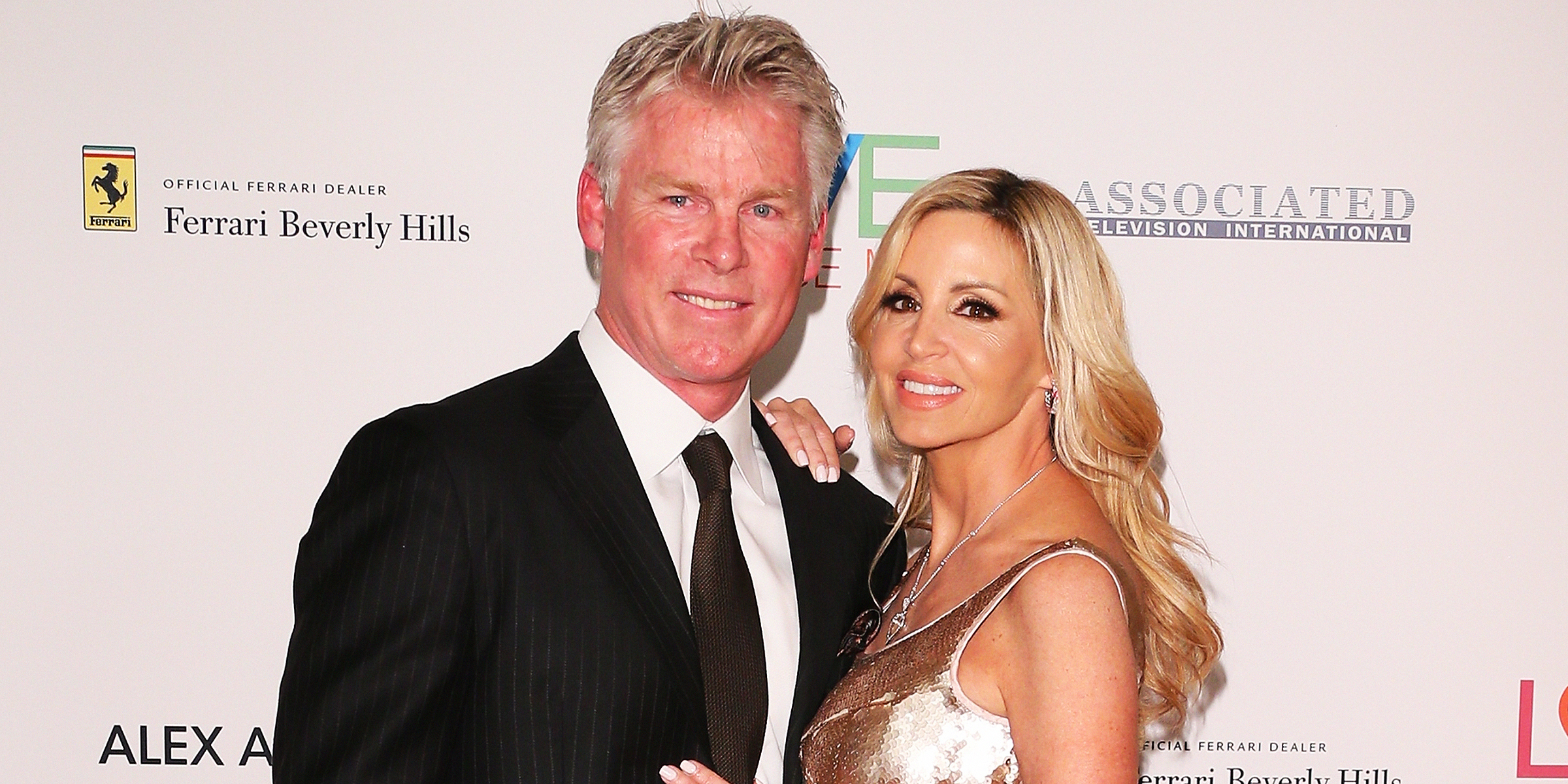 David C. Meyer and Camille Grammer, 2018 | Source: Getty Images