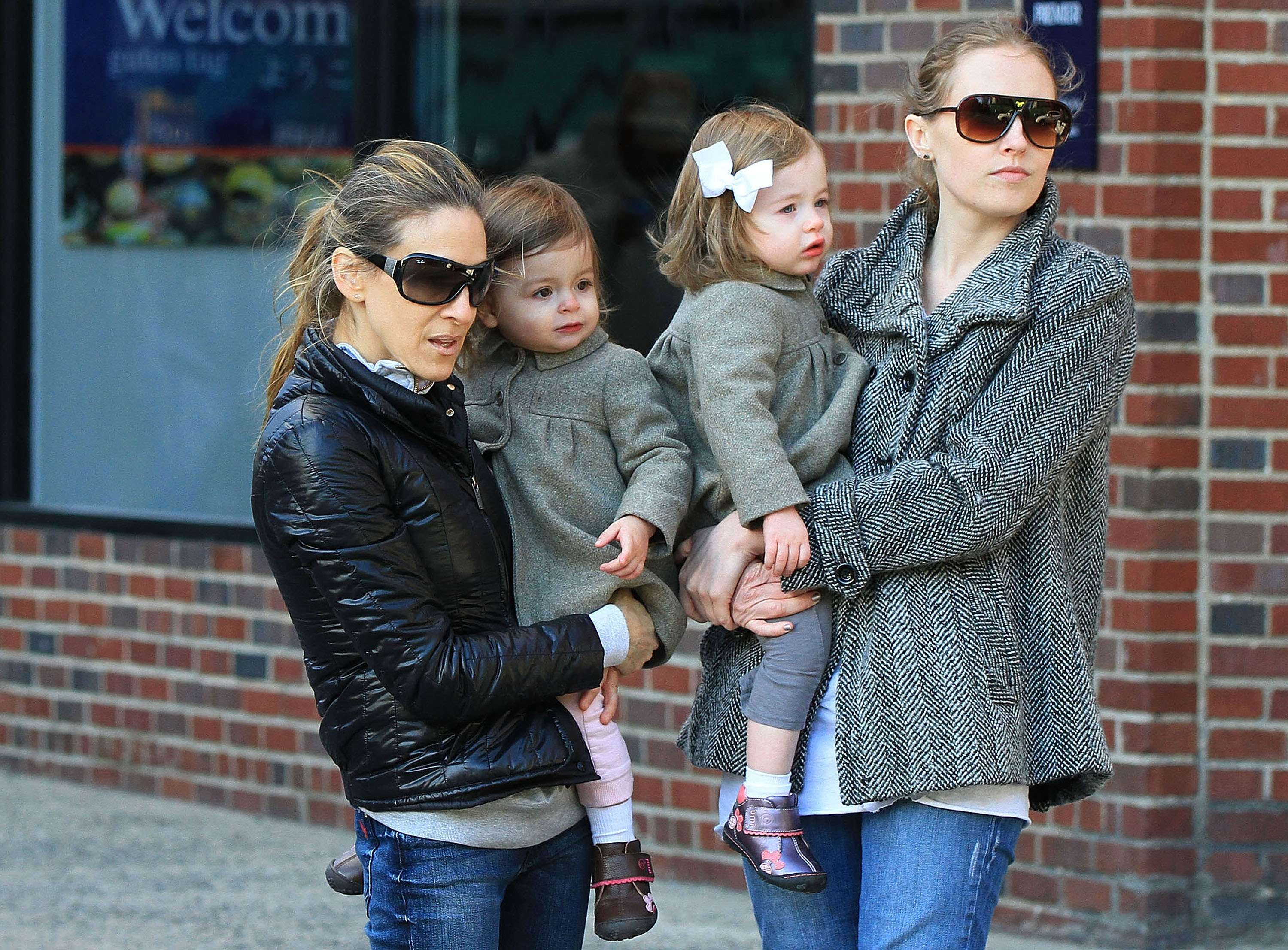 Sarah Jessica Parker, Tabitha Broderick and Marion Broderick on April 3, 2011, in New York City. | Source: Getty Images