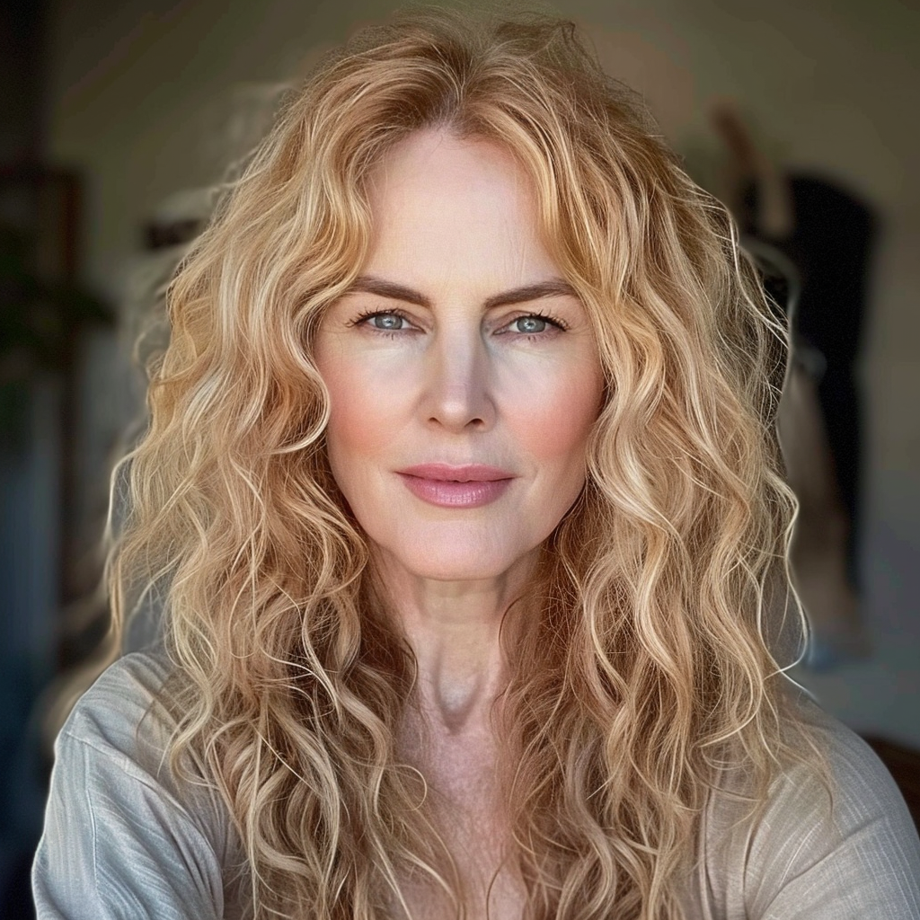 Nicole Kidman in her 40s to 50s via AI | Source: Midjourney