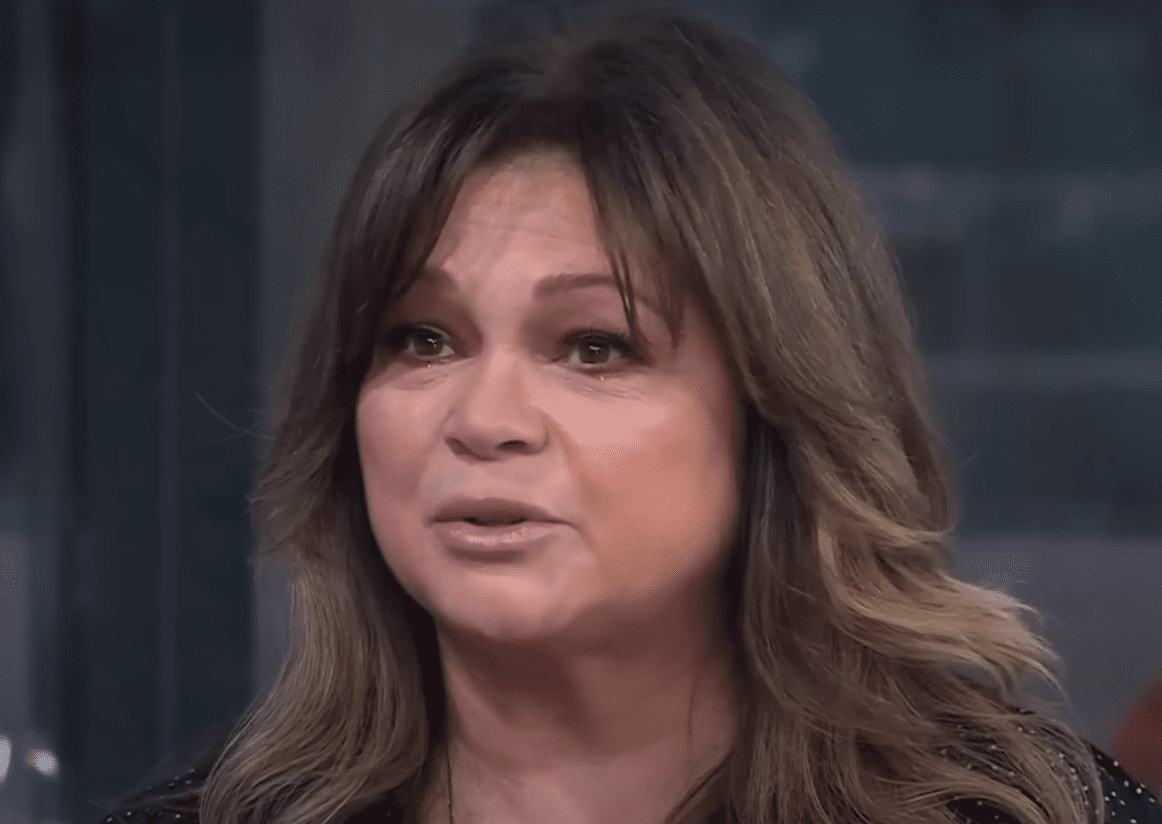 Valerie Bertinelli crying and emotional as she discusses her two divorces on June 9, 2022 | Source: YouTube/TODAY