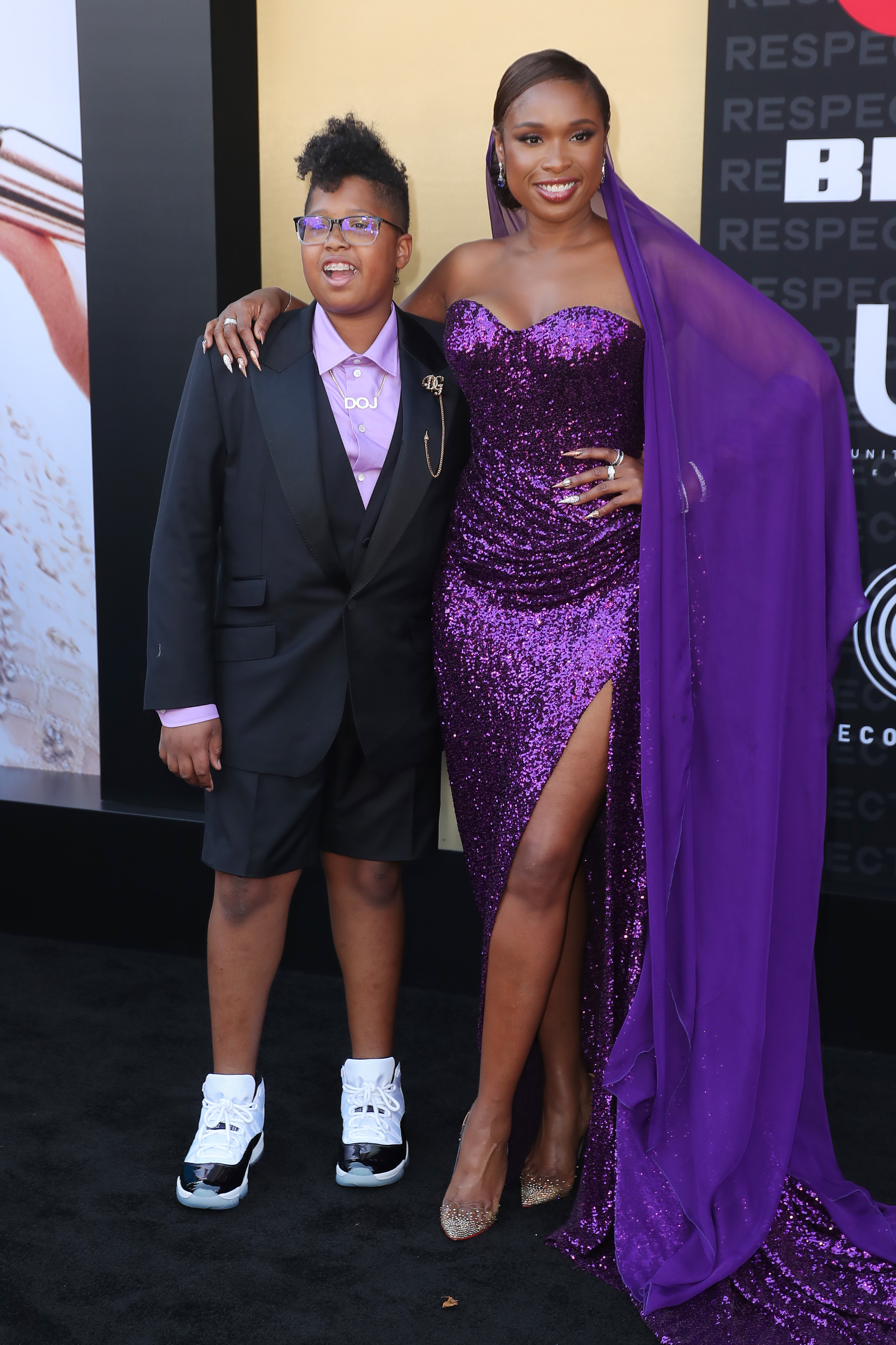 David Otunga Jr. and Jennifer Hudson attend the Los Angeles Premiere Of MGM's "Respect" at Regency Village Theater in California  on August 8, 2021. | Source: Getty Images