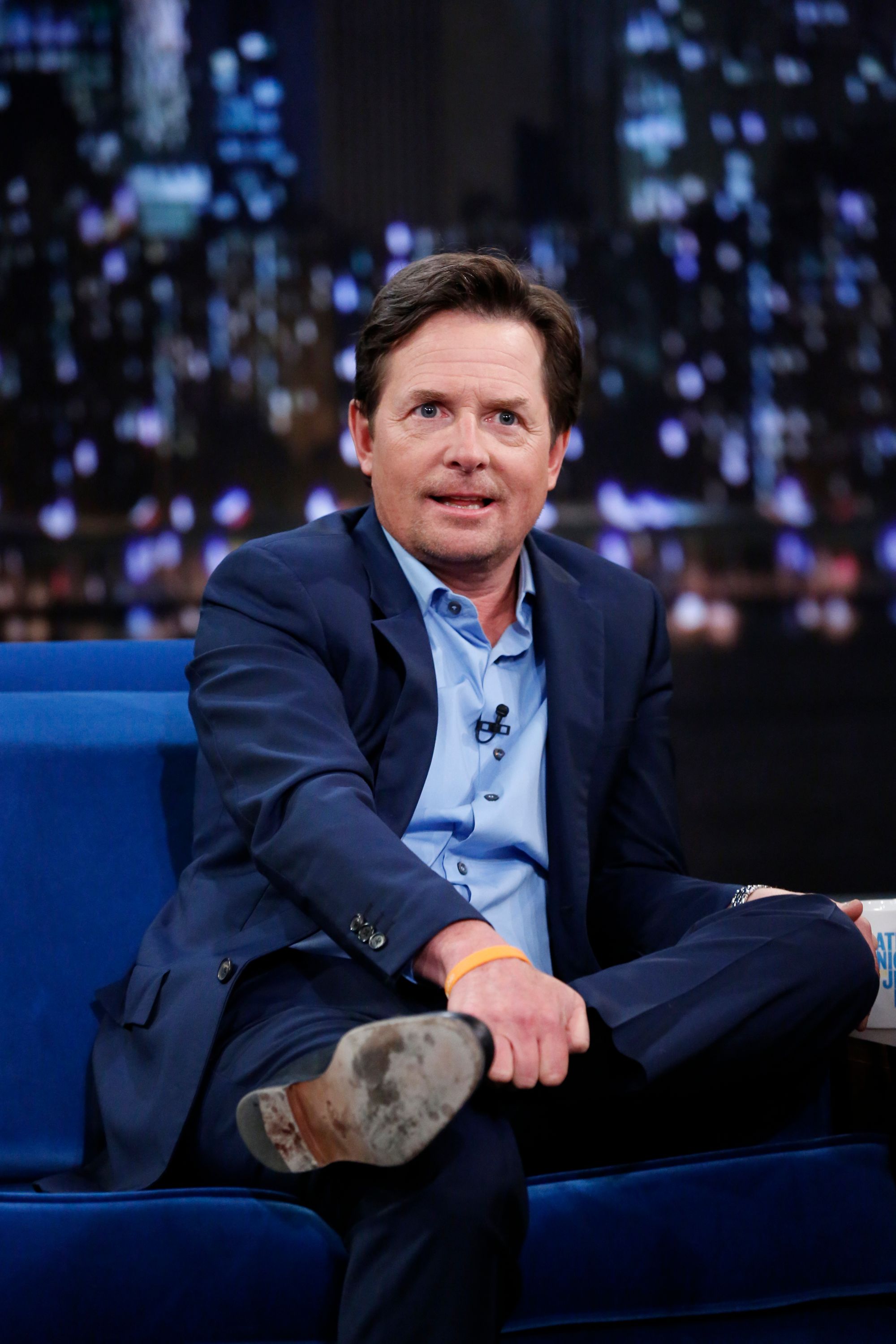 Michael J. Fox on season 5 of the "Late Night with Jimmy Fallon" on September 25, 2013 | Photo: Lloyd Bishop/NBCU Photo Bank/NBCUniversal/Getty Images