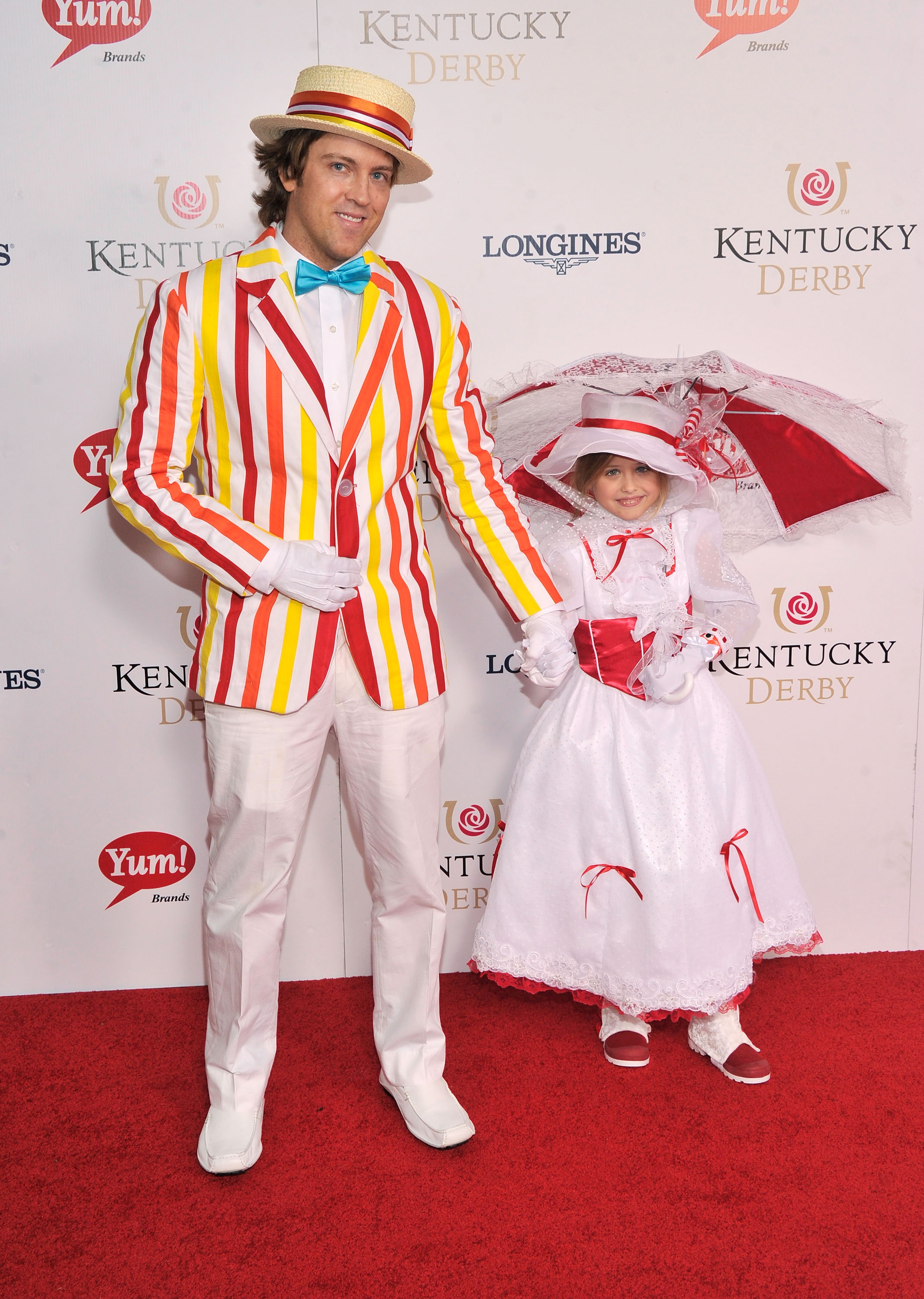 Larry Birkhead and Dannielynn Birkhead attend the 139th Kentucky Derby at Churchill Downs on May 4, 2013, in Louisville, Kentucky.