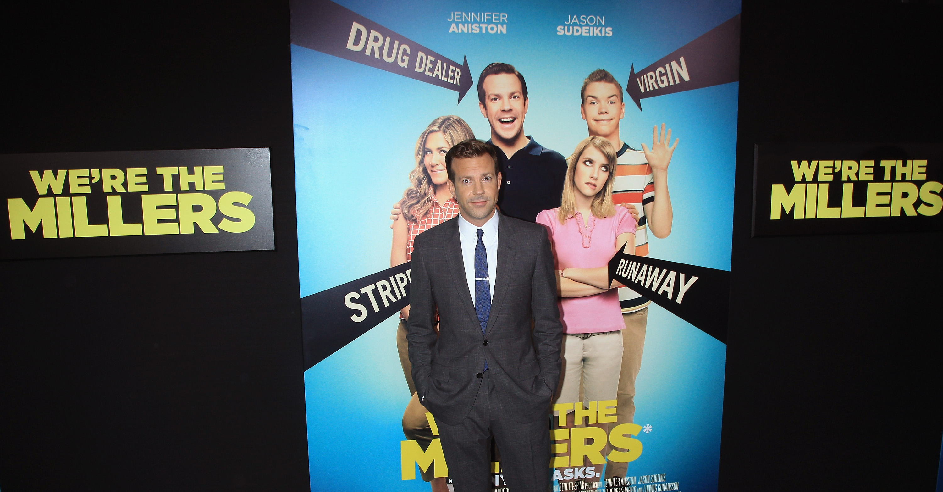 Actor Jason Sudeikis attends the "We're The Millers" New York premiere at Ziegfeld Theater on August 1, 2013, in New York City. | Source: Getty Images