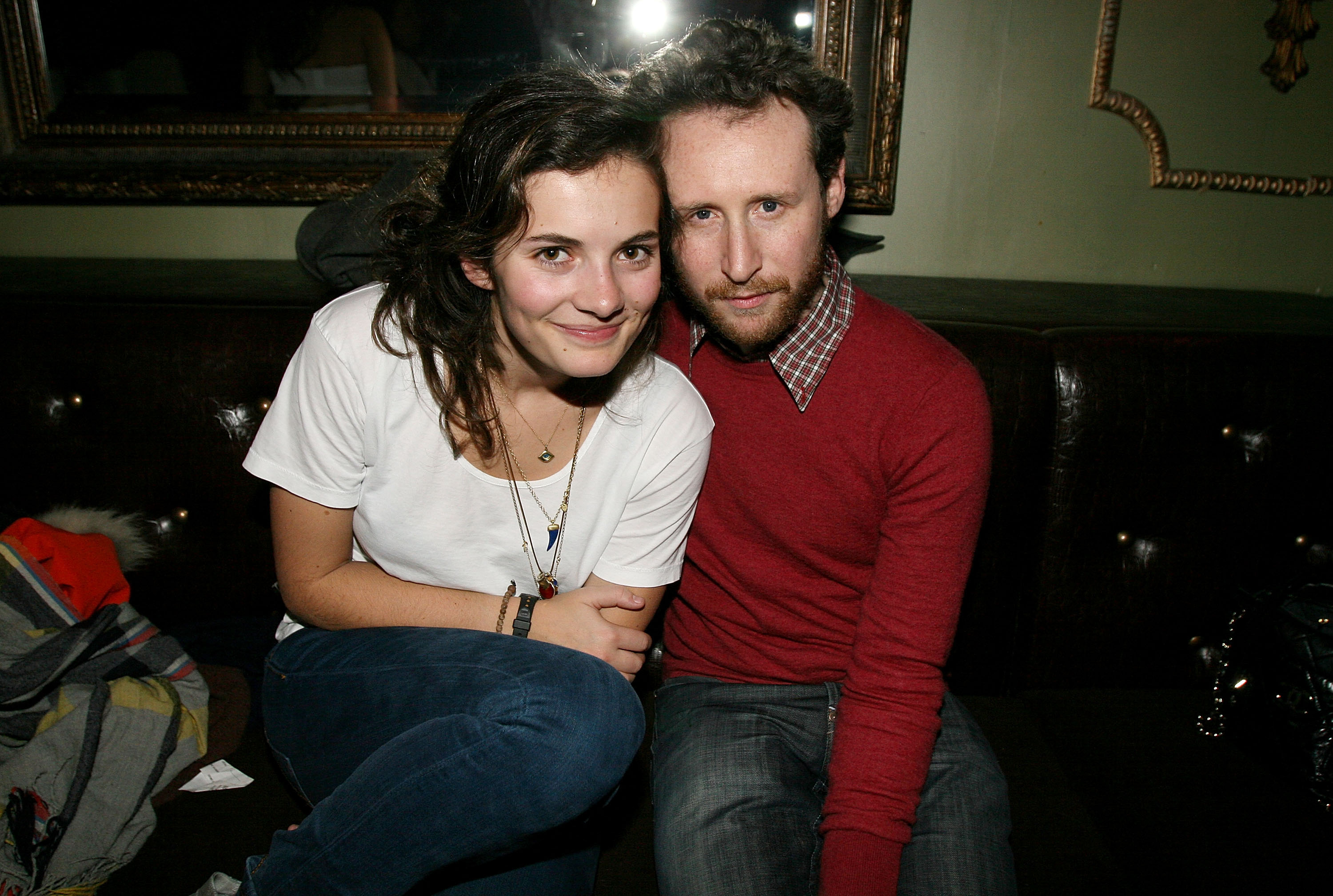 Rose Schlossberg with fellow Harvard student on January 21, 2009 in Boston, Massachusetts | Source: Getty Images