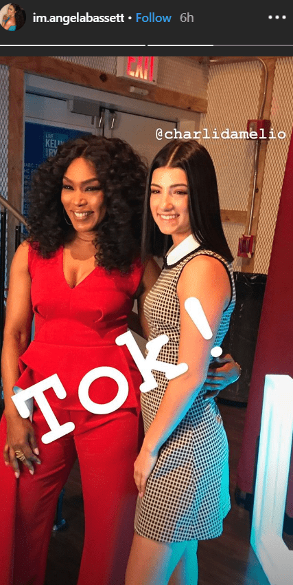 Angela Bassett and Charli D'Amaro at "LIVE with Kelly and Ryan" | Source: Getty Images/GlobalImagesUkraine