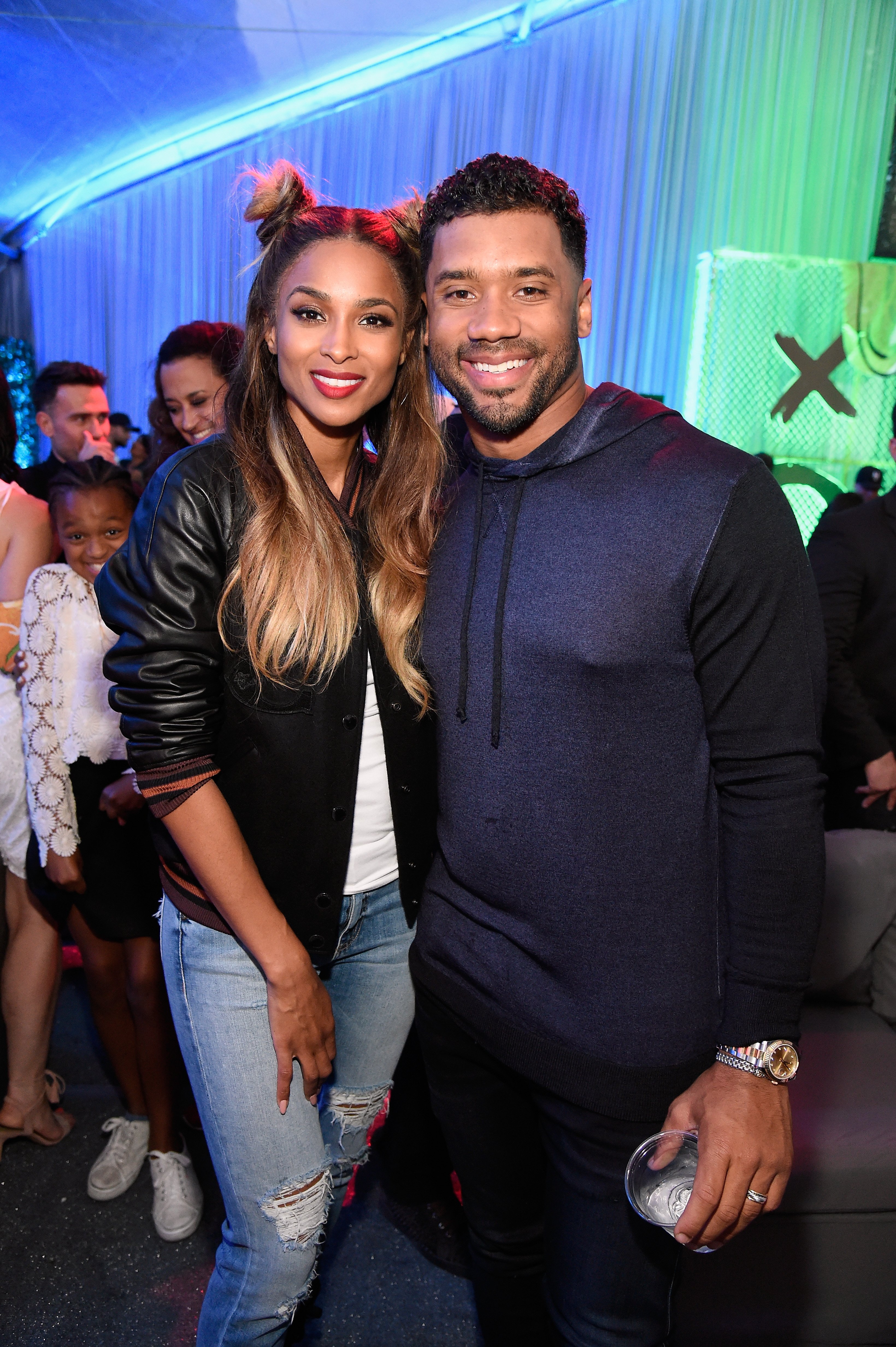 Ciara and Russell Wilson at the 2016 Nickelodeon Kids' Choice Sports Awards | Source: Getty Images